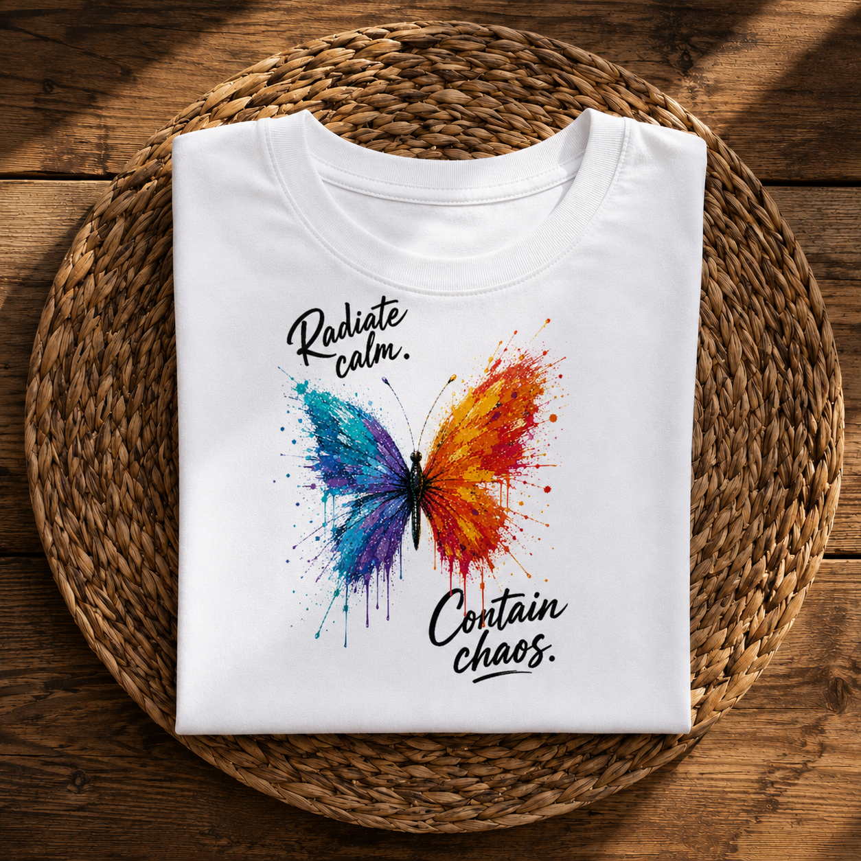 Radiate Calm, Contain Chaos Butterfly