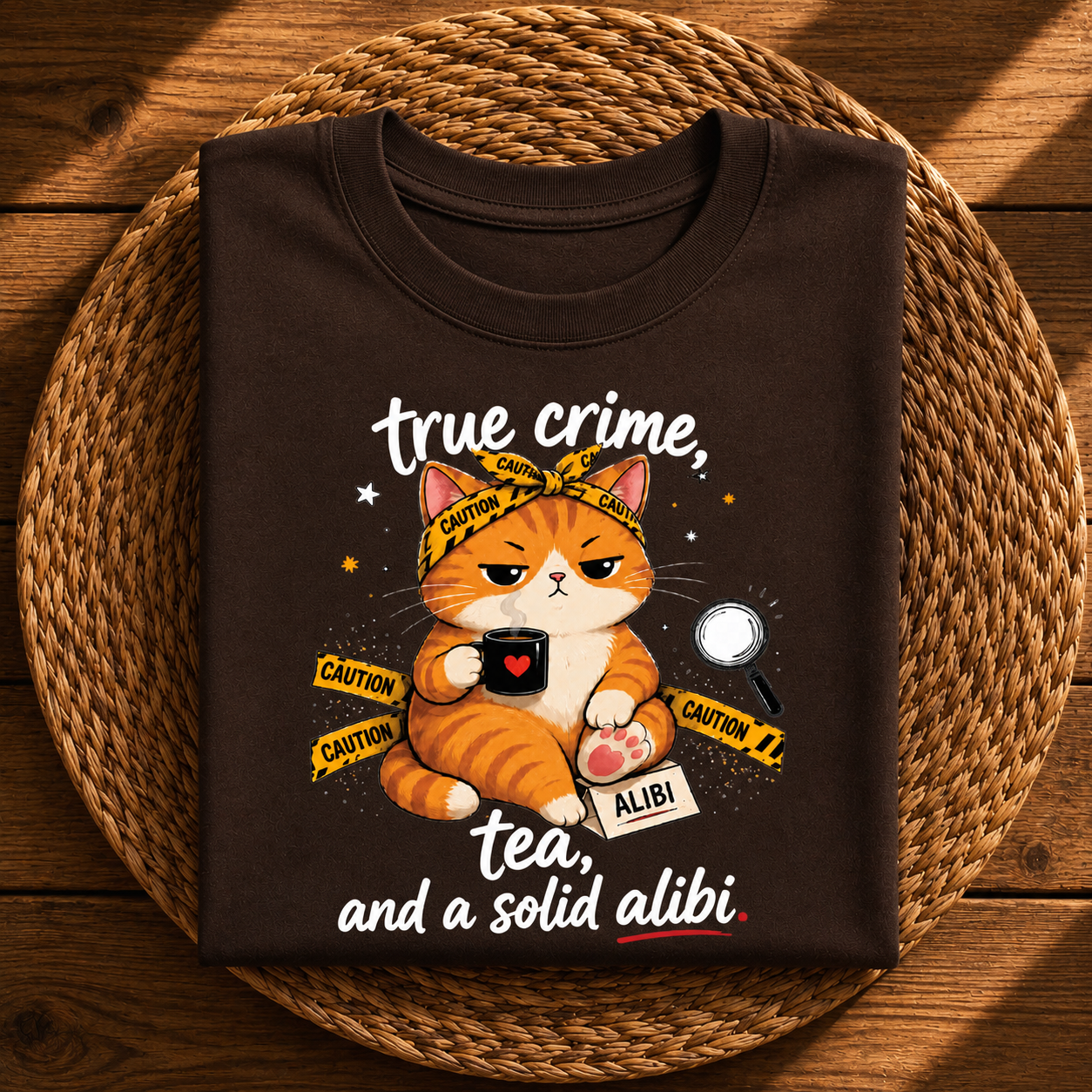 True Crime, Tea & a Solid Alibi Cat