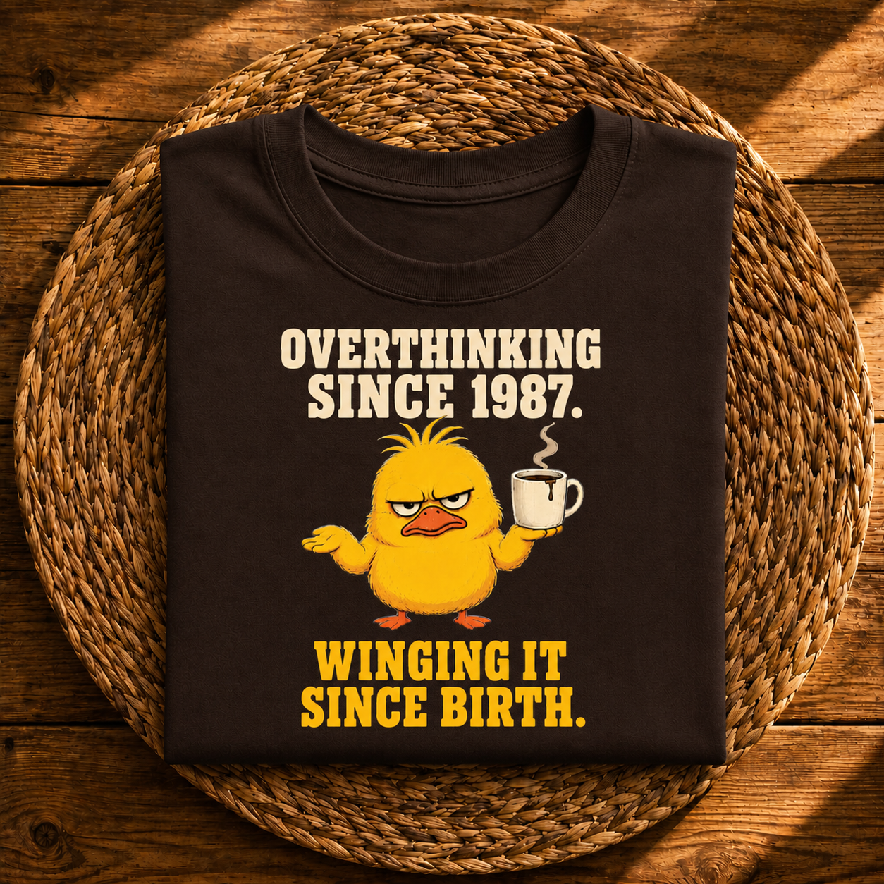 Overthinking Since 1987 Funny Birthday