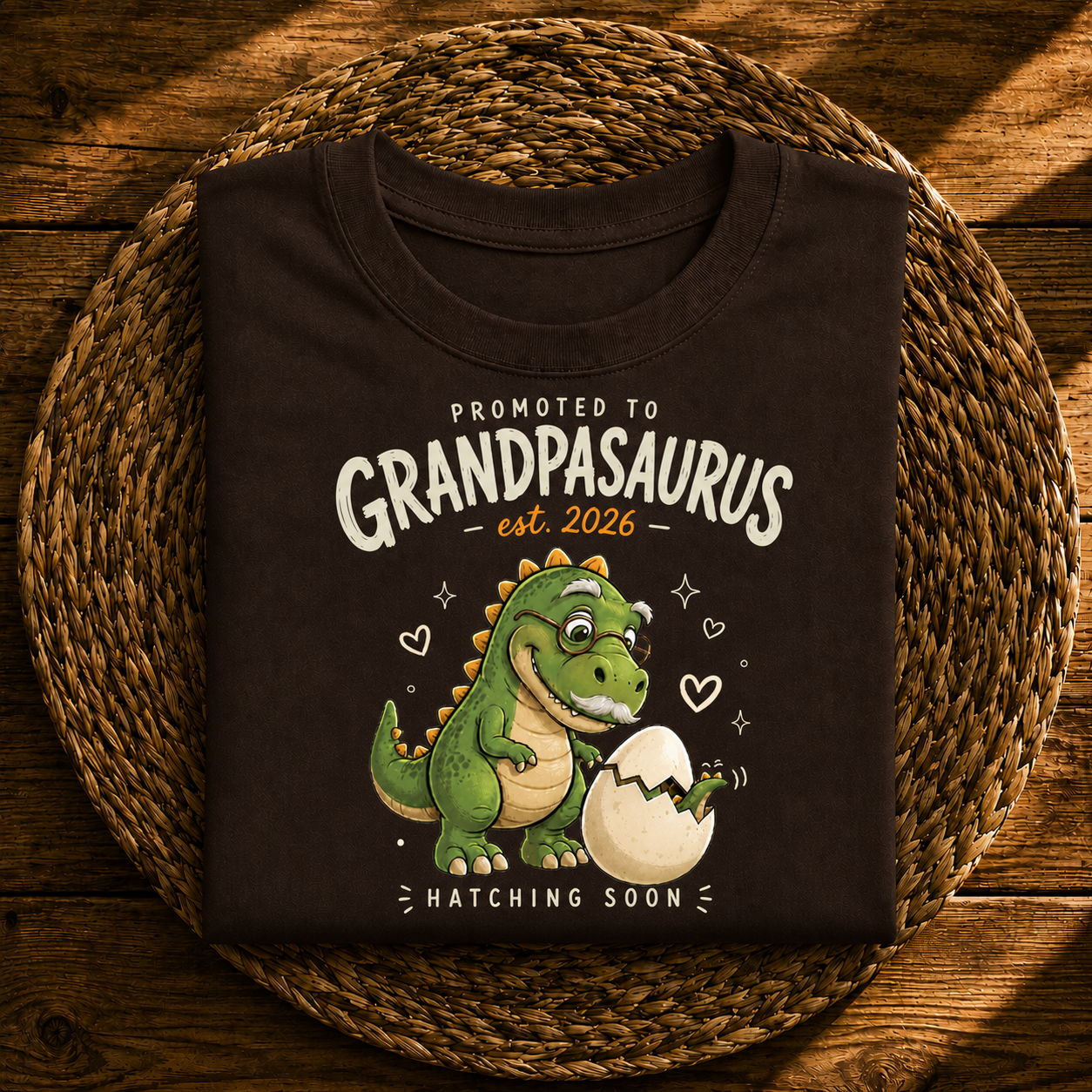 Promoted to Grandpasaurus 2026 – Hatching Soon