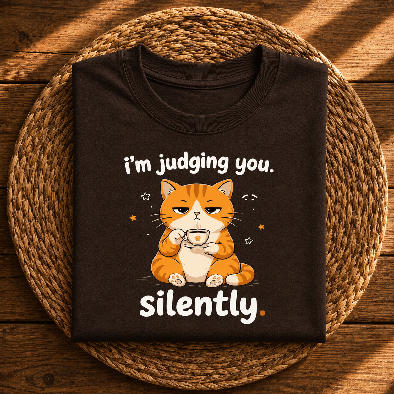 I’m Judging You Silently – Funny Cat