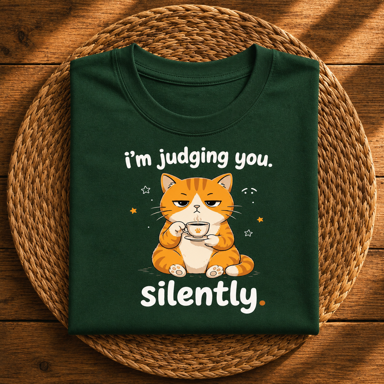 I’m Judging You Silently – Funny Cat