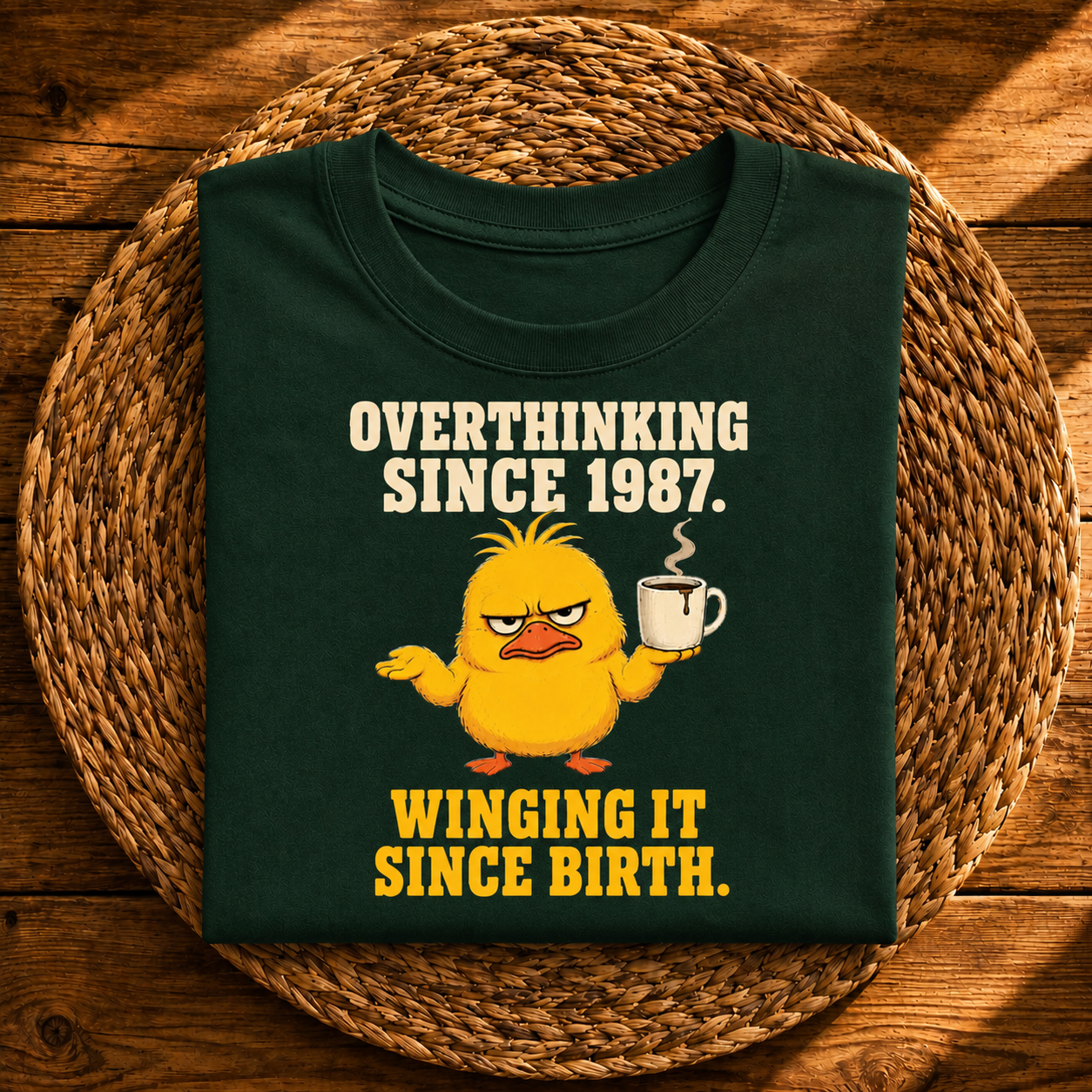 Overthinking Since 1987 Funny Birthday