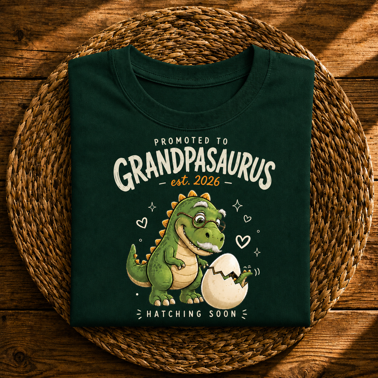 Promoted to Grandpasaurus 2026 – Hatching Soon