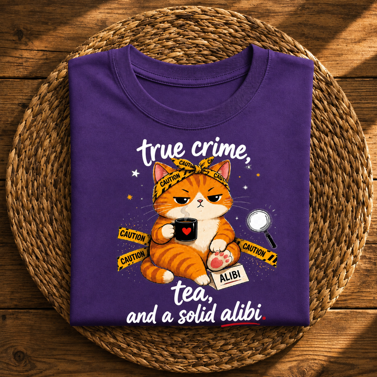 True Crime, Tea & a Solid Alibi Cat