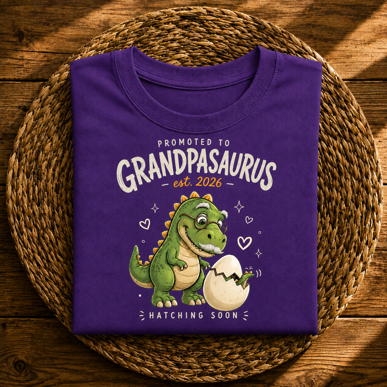 Promoted to Grandpasaurus 2026 – Hatching Soon