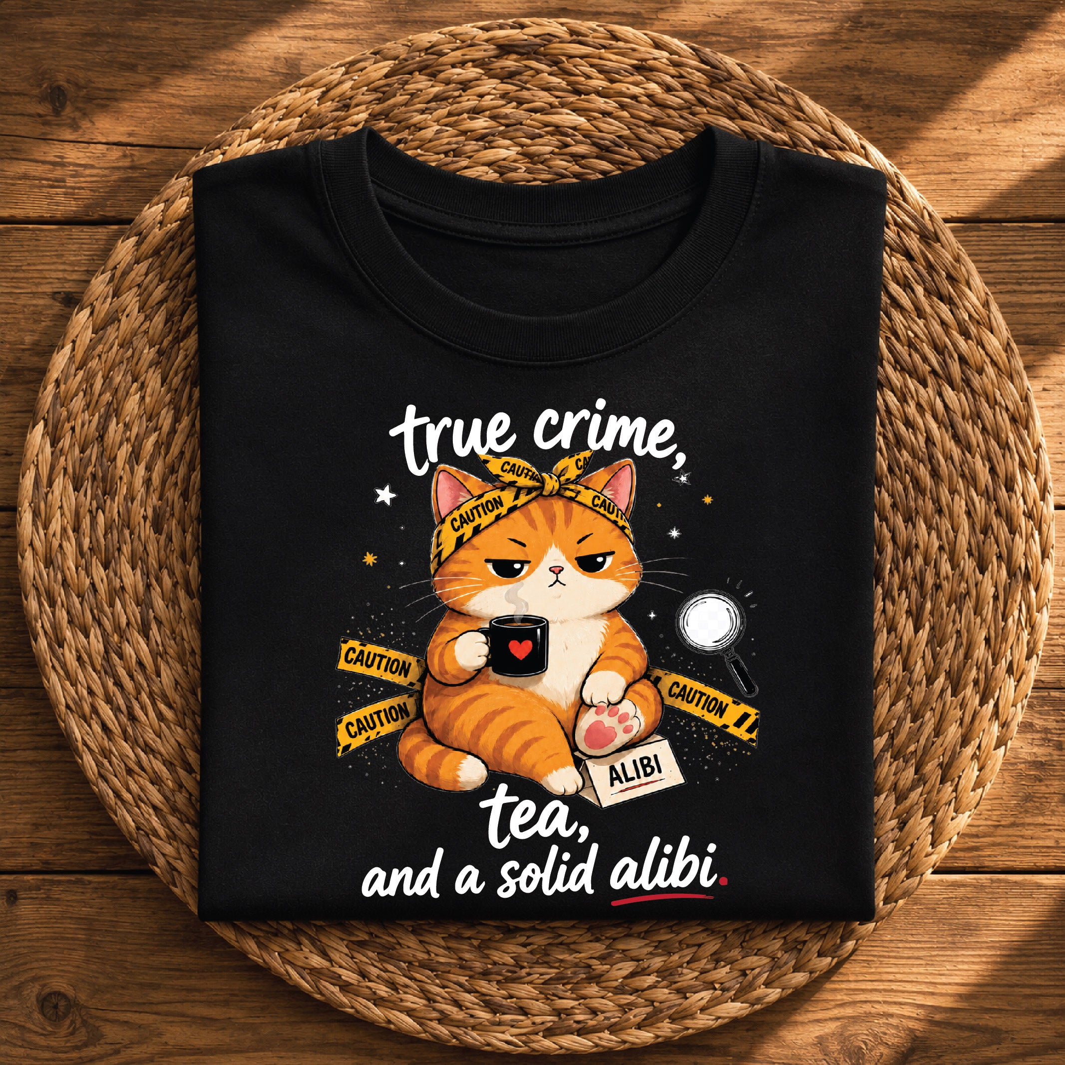 True Crime, Tea & a Solid Alibi Cat