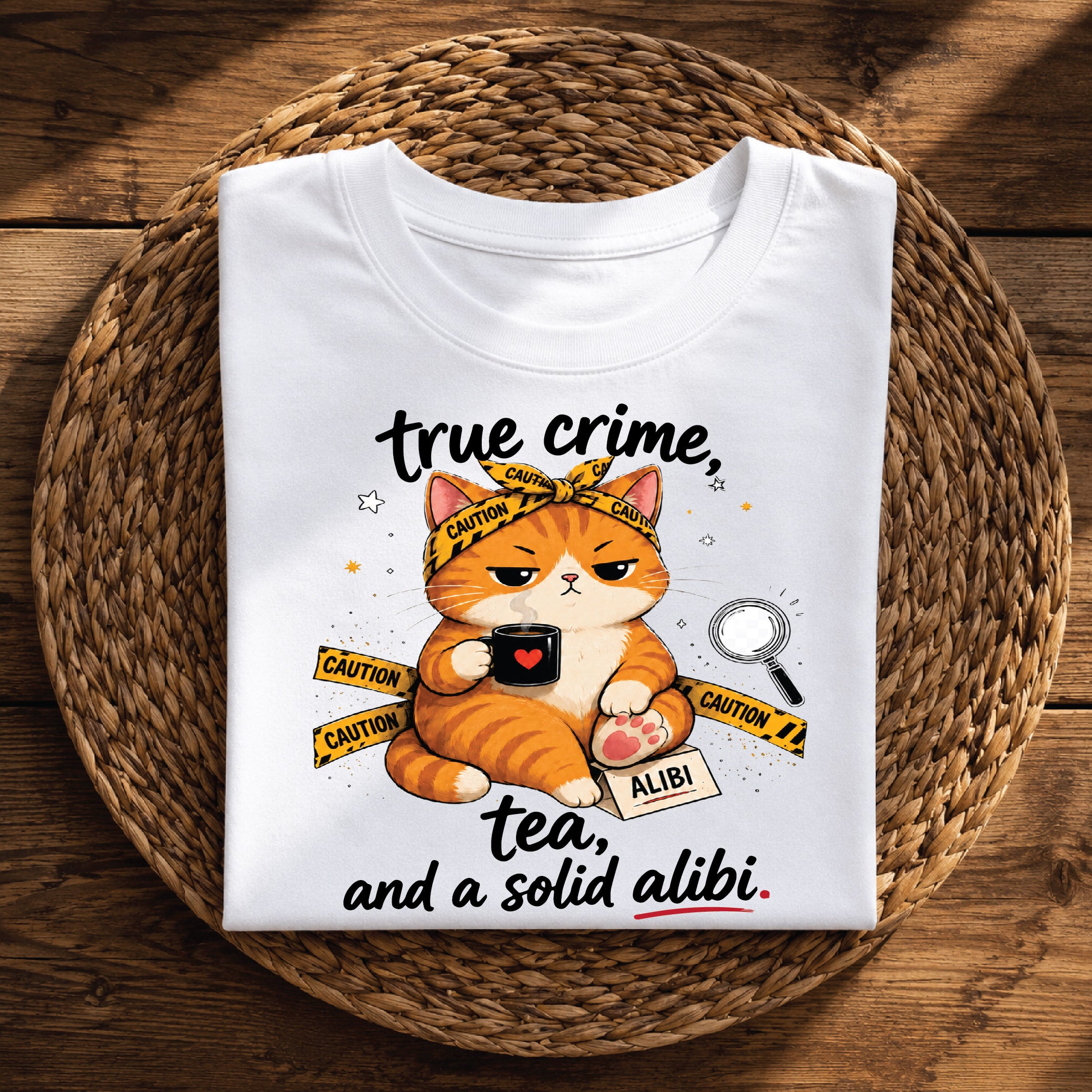 True Crime, Tea & a Solid Alibi Cat