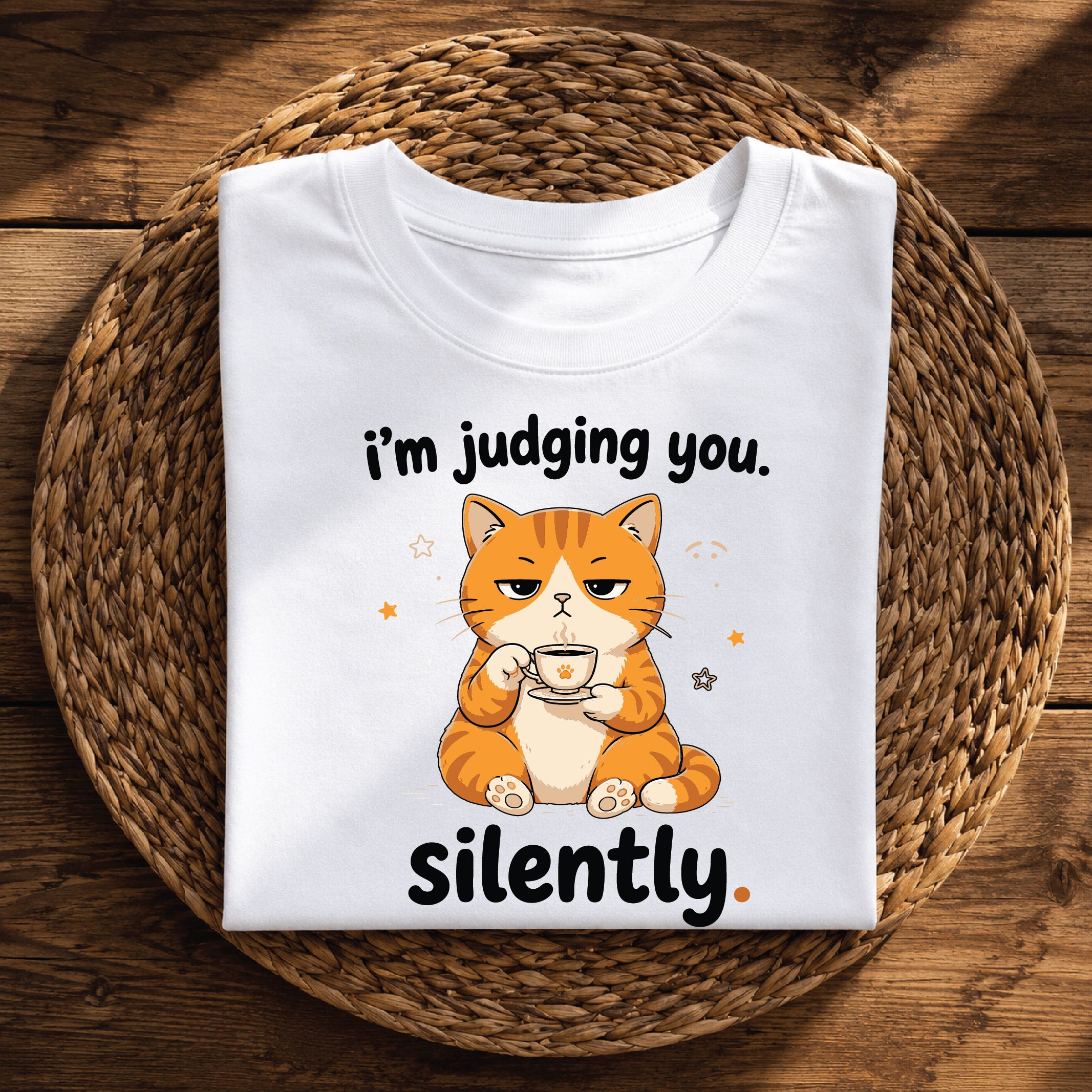 I’m Judging You Silently – Funny Cat