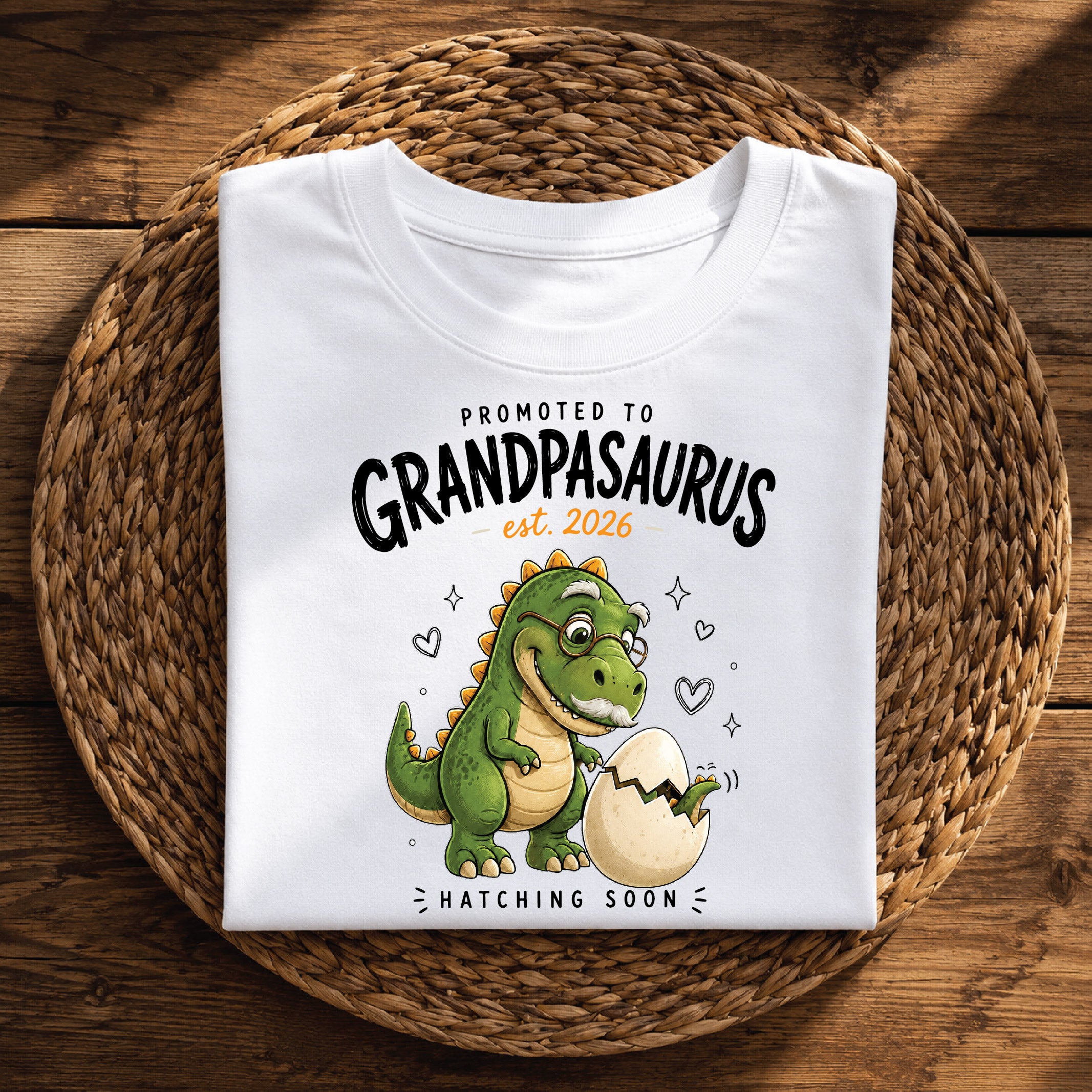 Promoted to Grandpasaurus 2026 – Hatching Soon