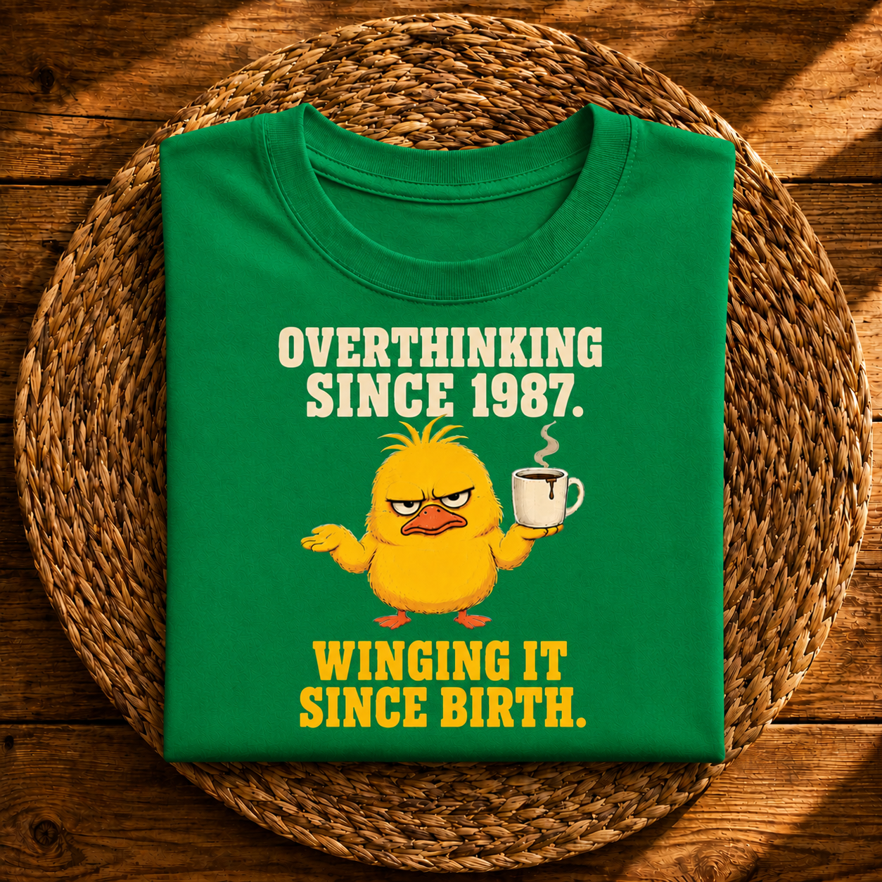 Overthinking Since 1987 Funny Birthday