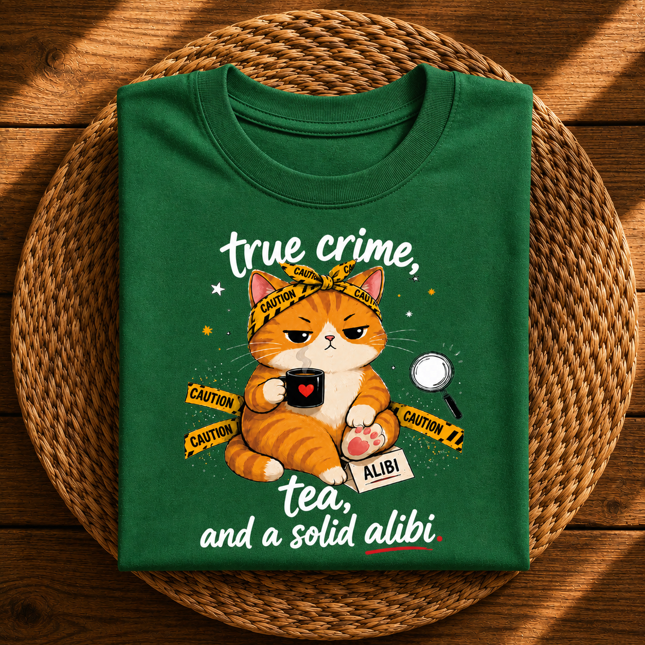 True Crime, Tea & a Solid Alibi Cat