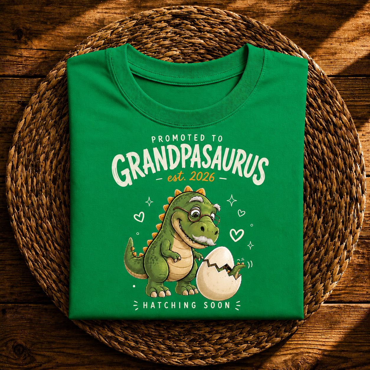 Promoted to Grandpasaurus 2026 – Hatching Soon