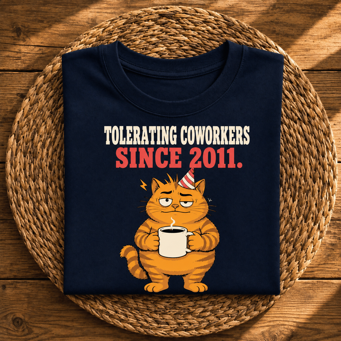 Tolerating Coworkers Since 2011 – Funny Work Anniversary
