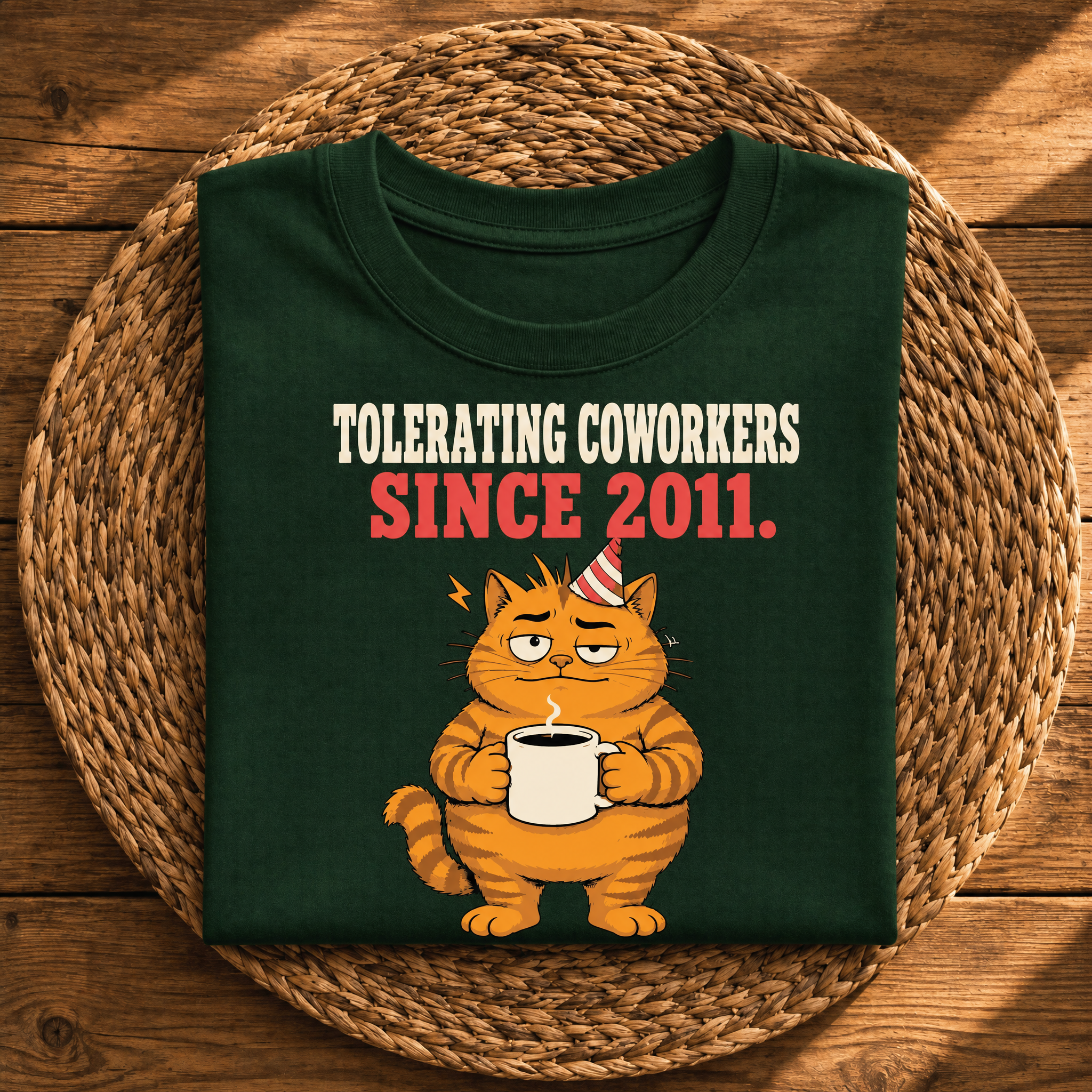 Tolerating Coworkers Since 2011 – Funny Work Anniversary