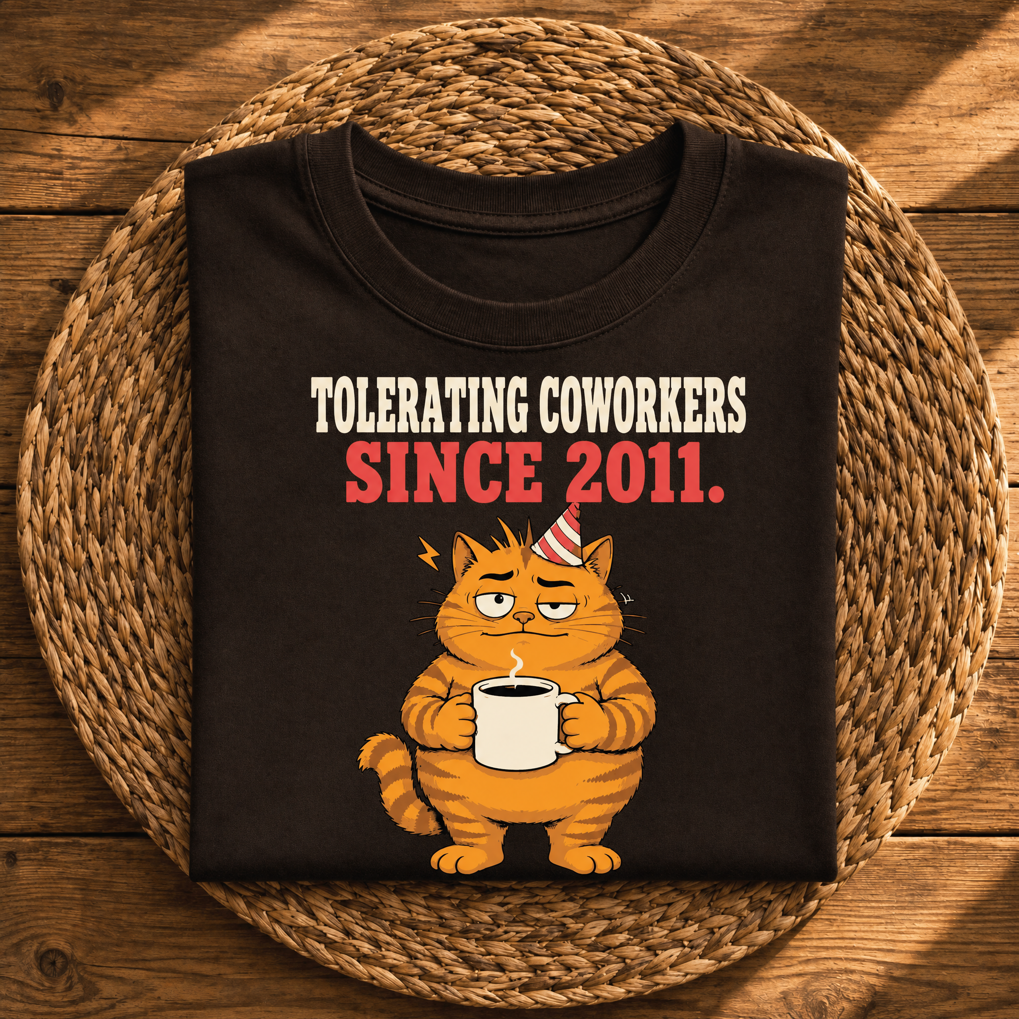 Tolerating Coworkers Since 2011 – Funny Work Anniversary