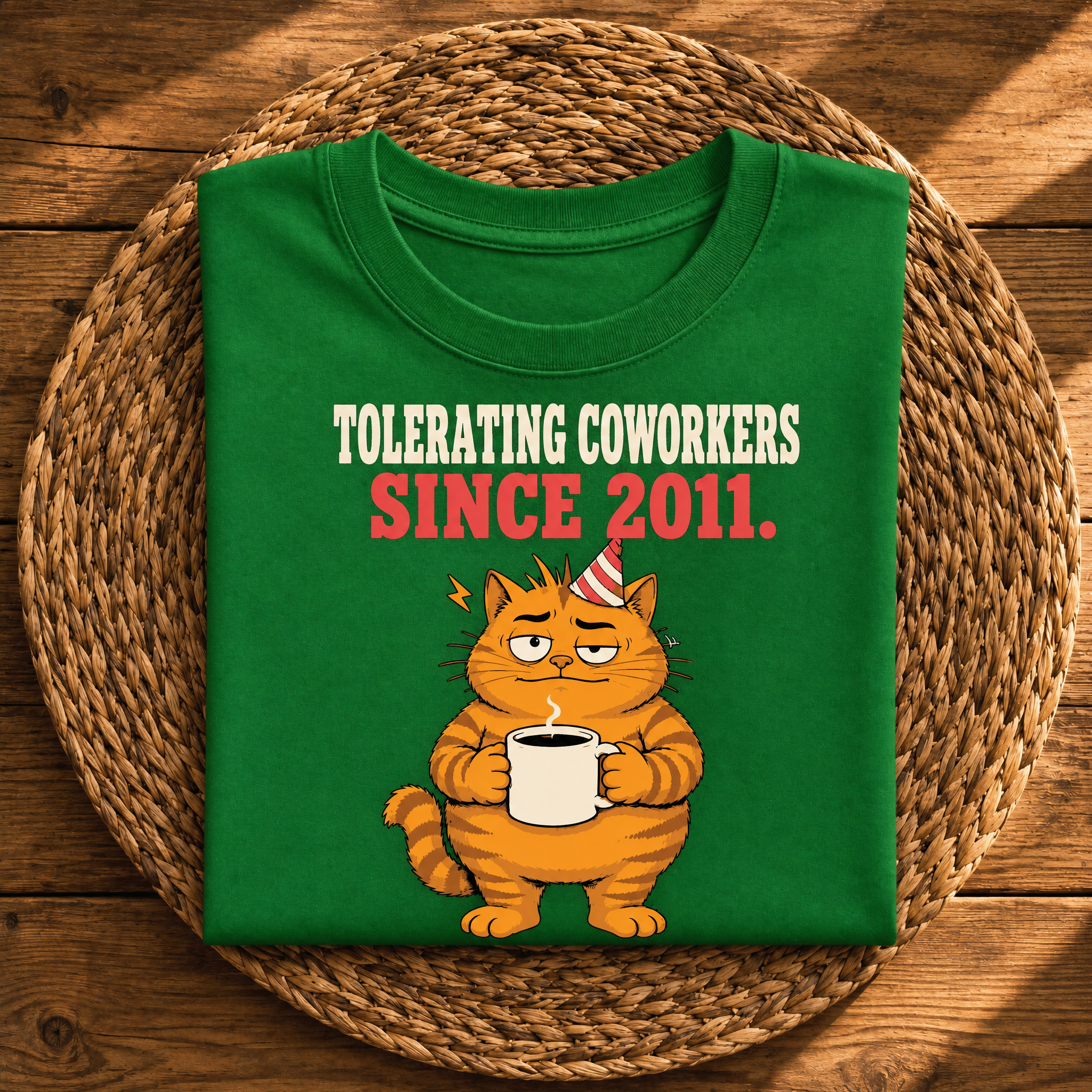 Tolerating Coworkers Since 2011 – Funny Work Anniversary