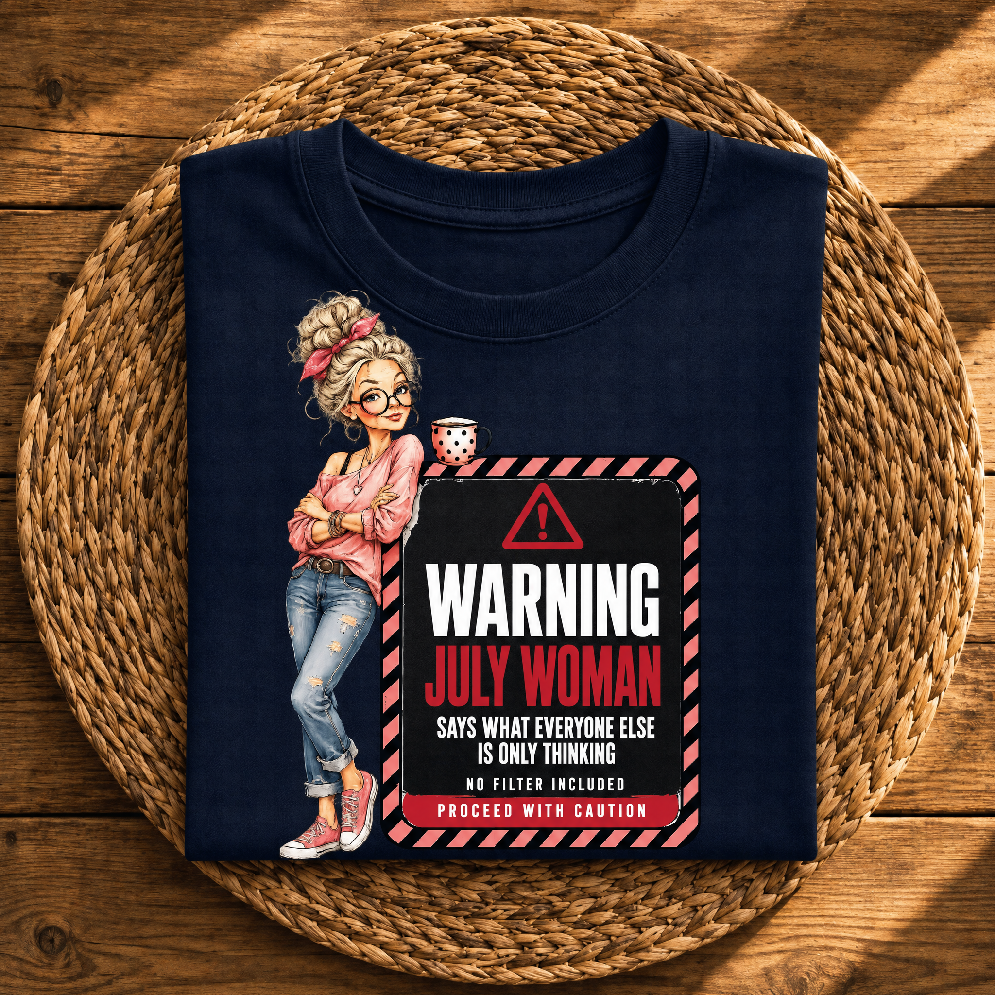Warning July Woman – Funny July Birthday