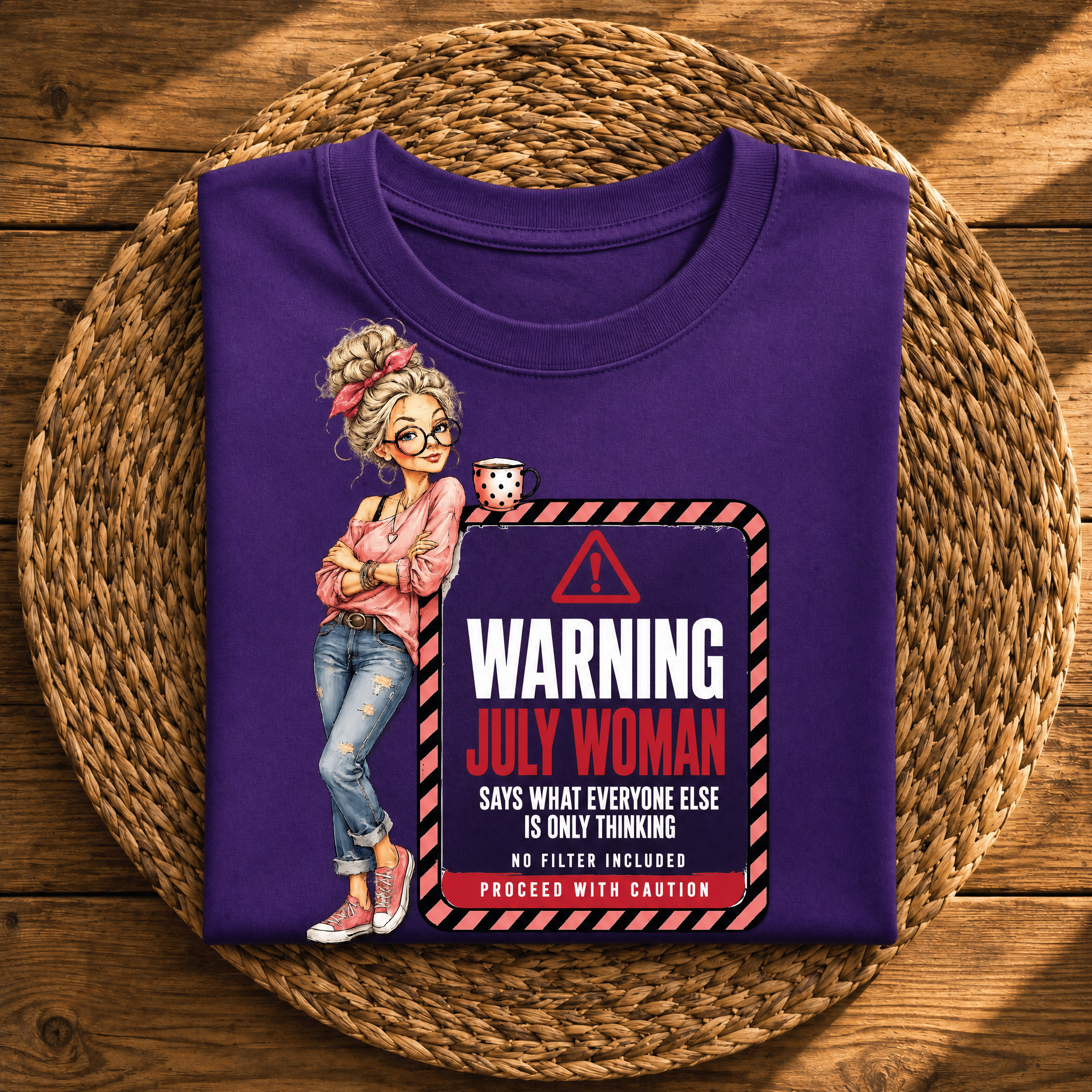 Warning July Woman – Funny July Birthday
