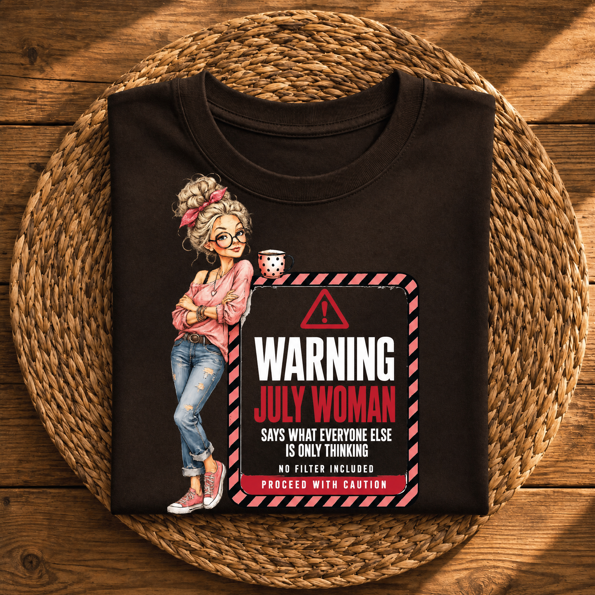 Warning July Woman – Funny July Birthday