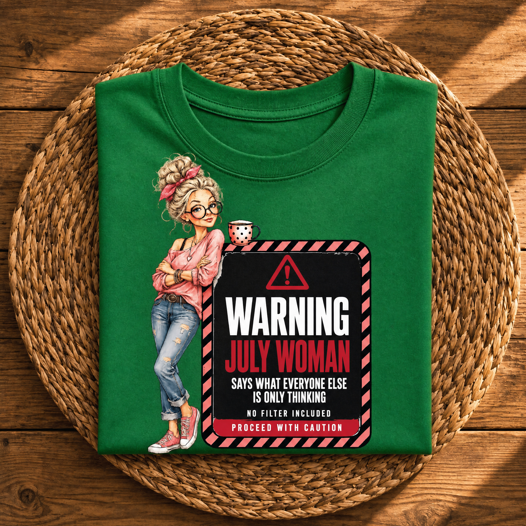 Warning July Woman – Funny July Birthday