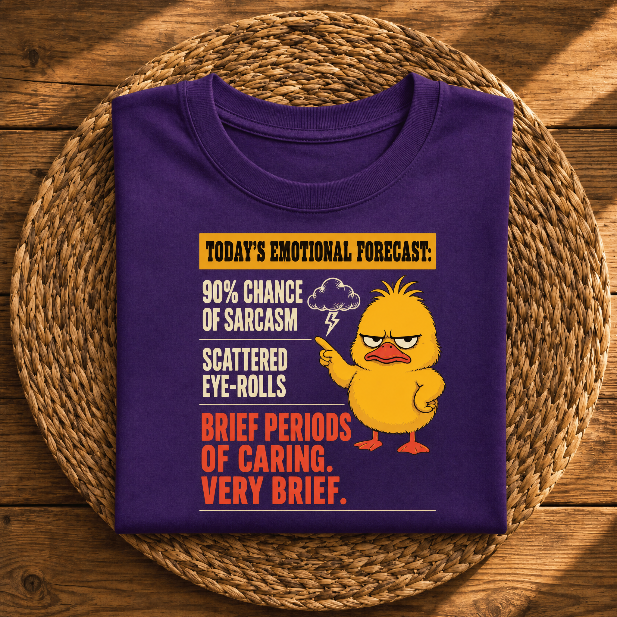 Today’s Emotional Forecast – Funny Sarcastic