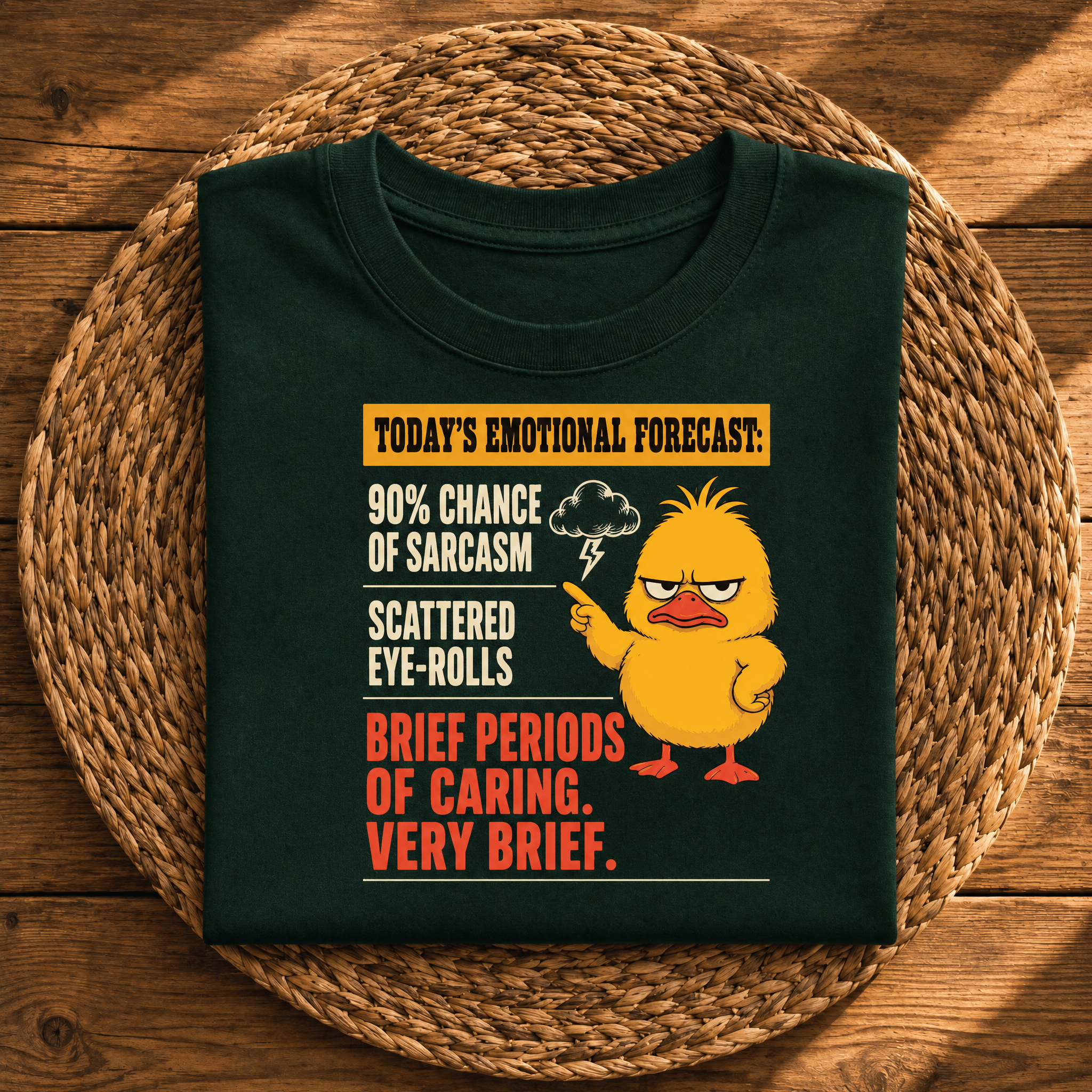 Today’s Emotional Forecast – Funny Sarcastic