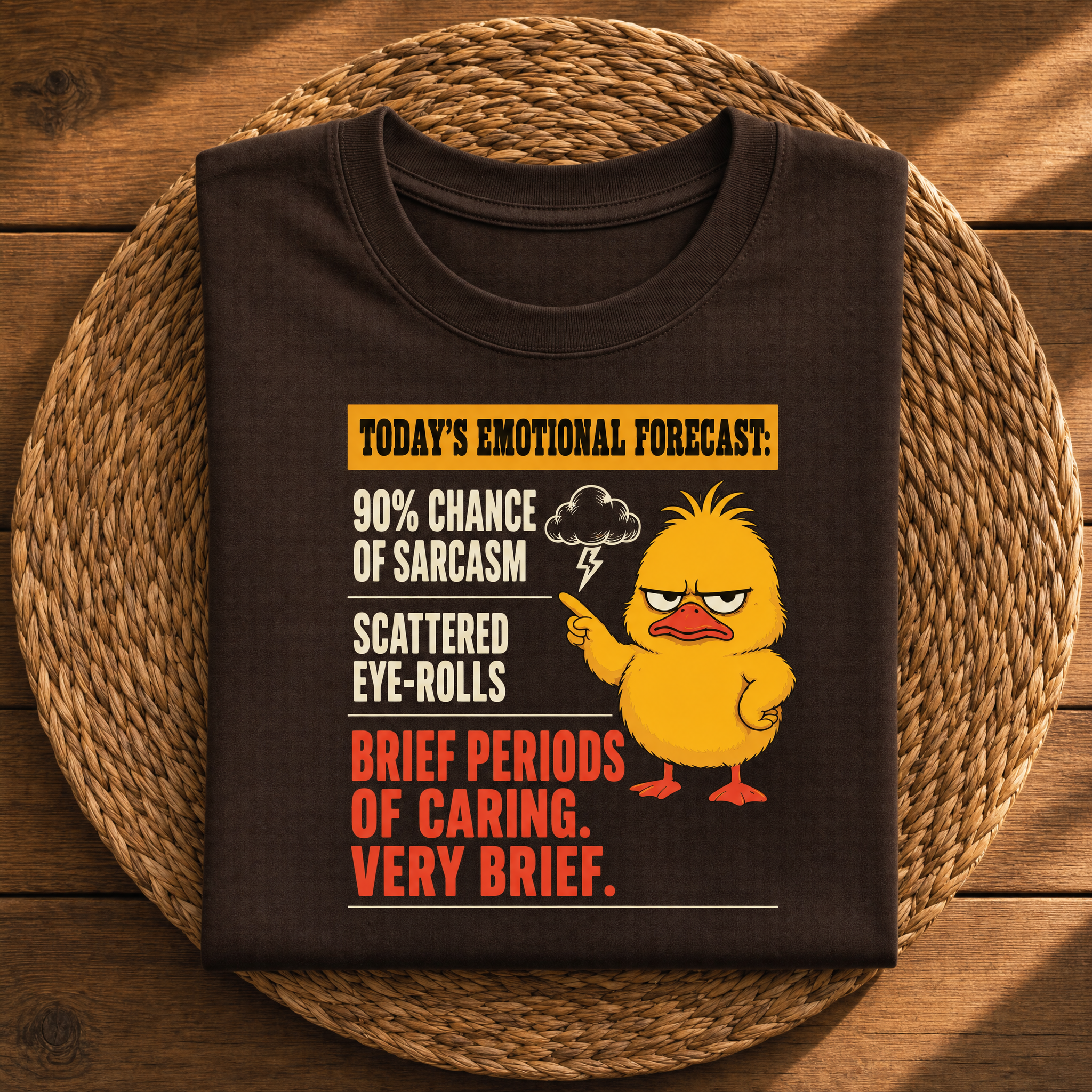 Today’s Emotional Forecast – Funny Sarcastic