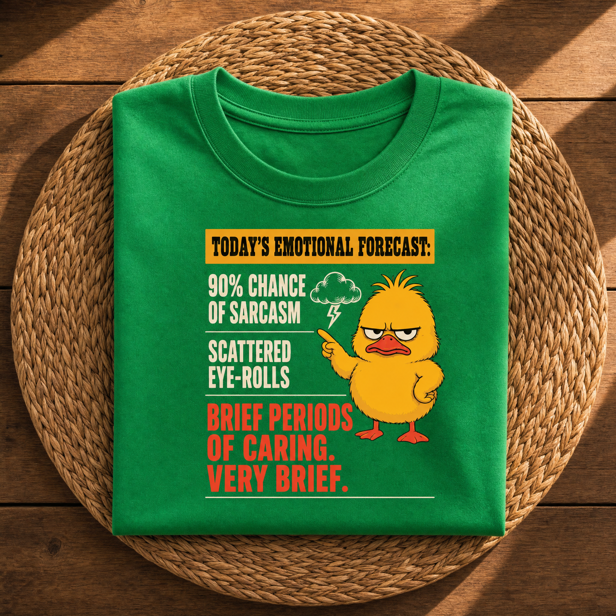 Today’s Emotional Forecast – Funny Sarcastic