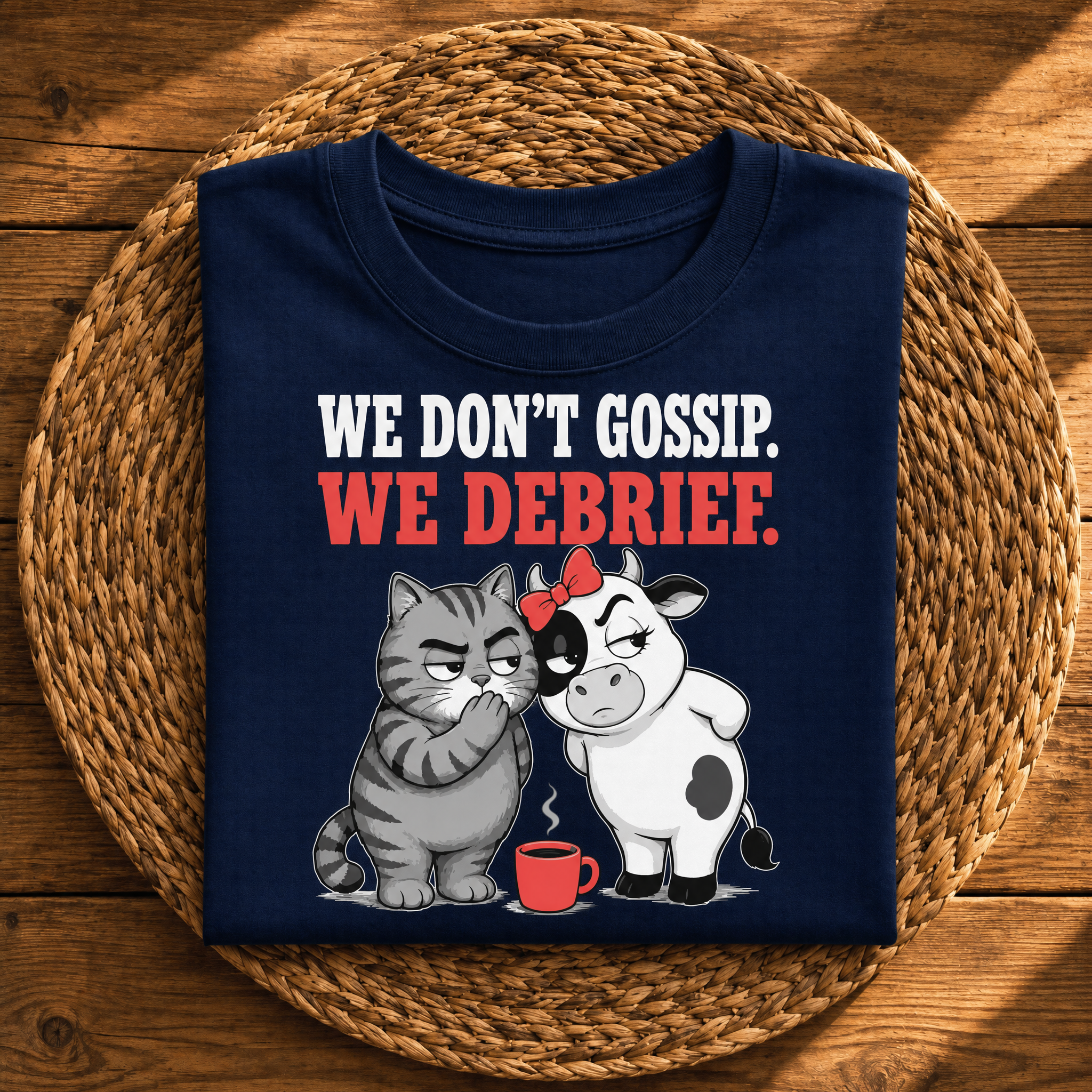 We Don’t Gossip, We Debrief