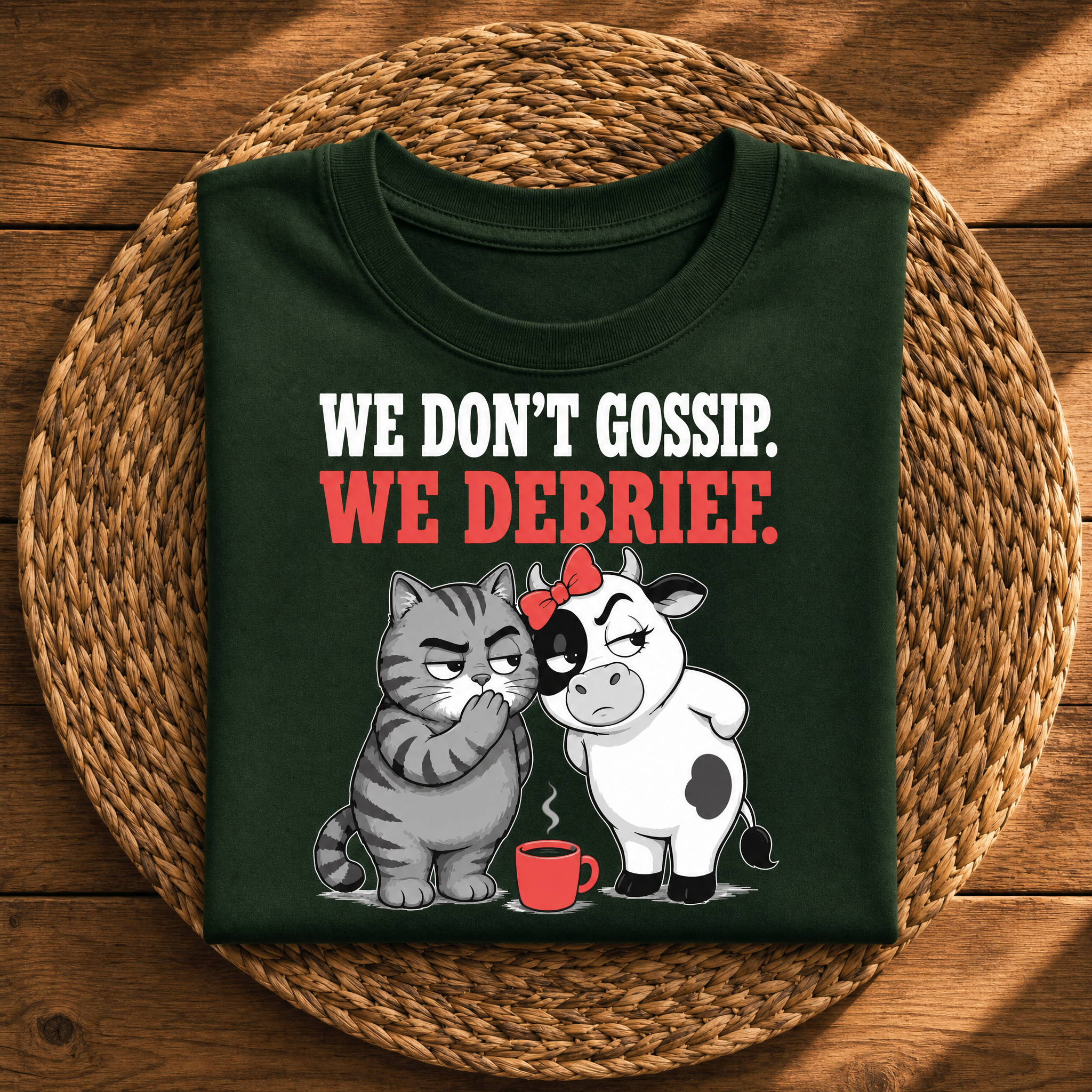 We Don’t Gossip, We Debrief