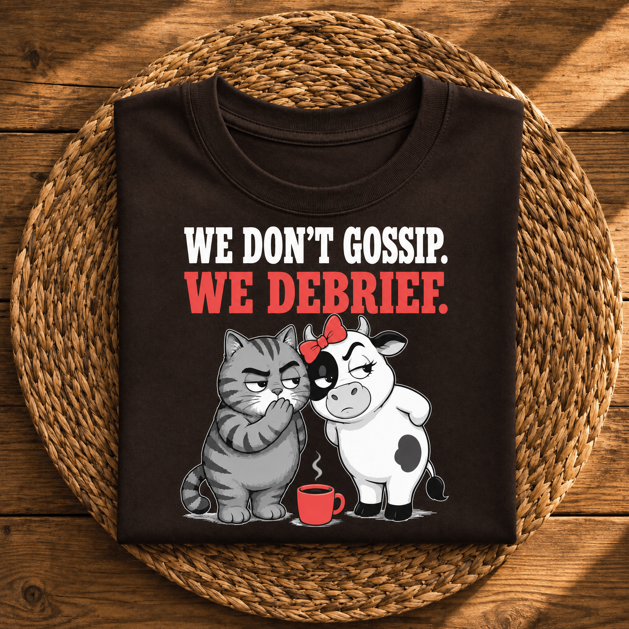 We Don’t Gossip, We Debrief