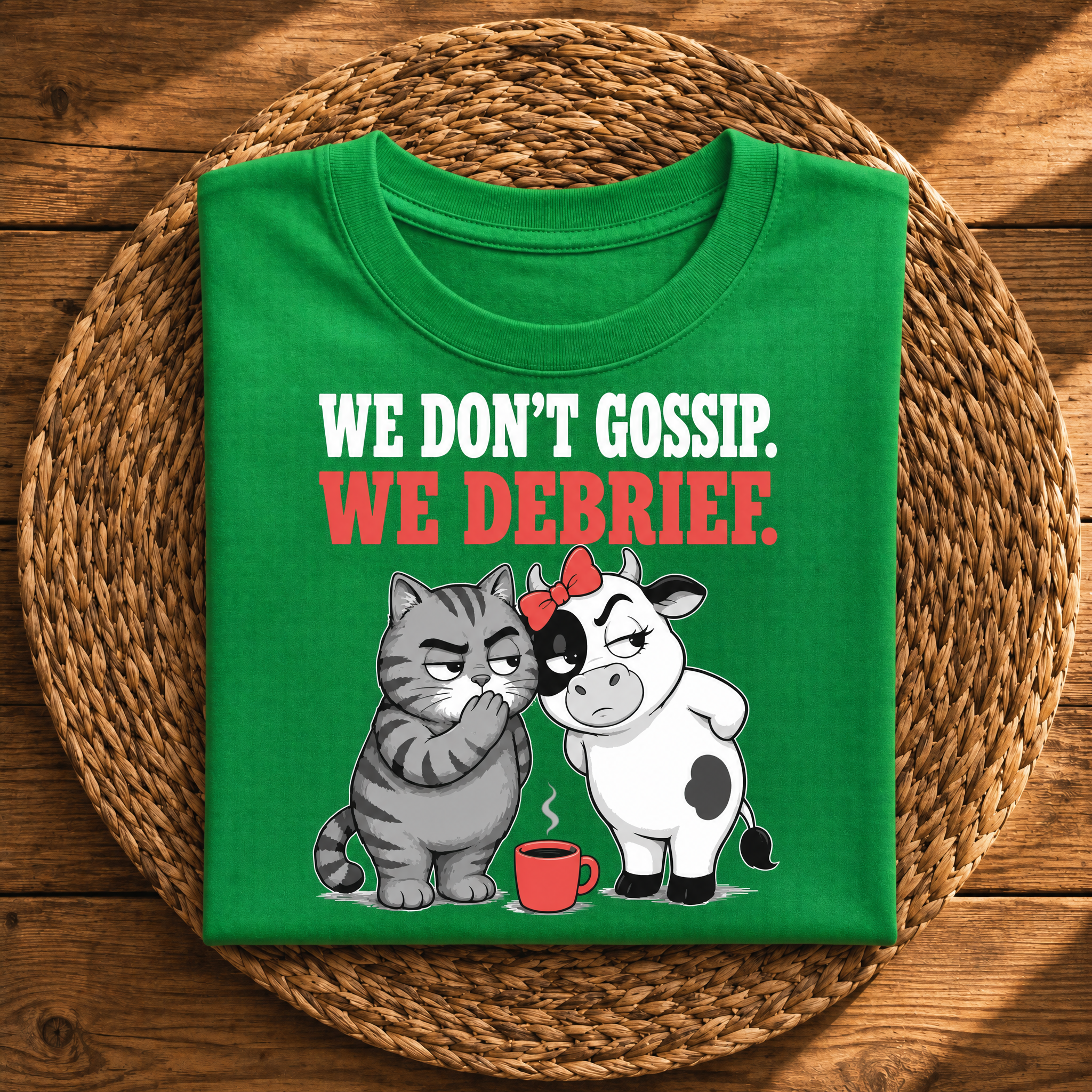 We Don’t Gossip, We Debrief