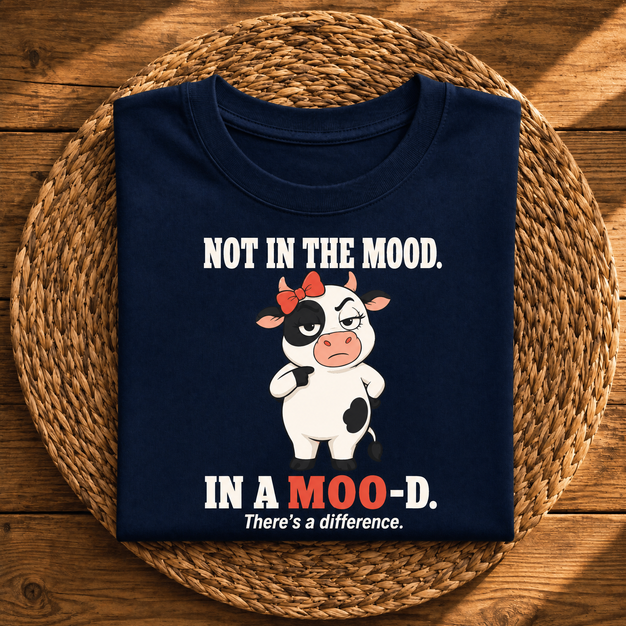 Not in the Mood, I’m in a Moo-d – Funny Cow