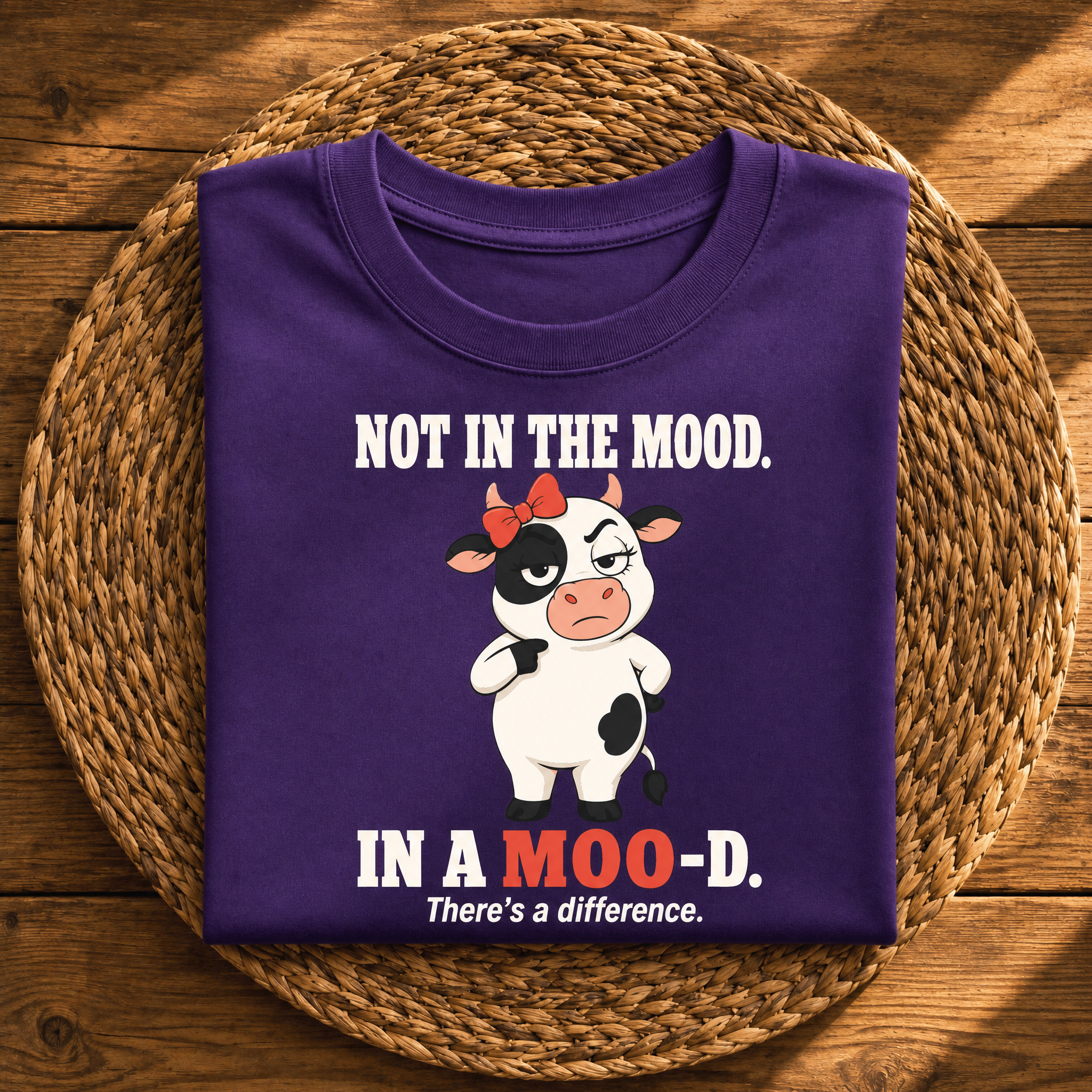 Not in the Mood, I’m in a Moo-d – Funny Cow