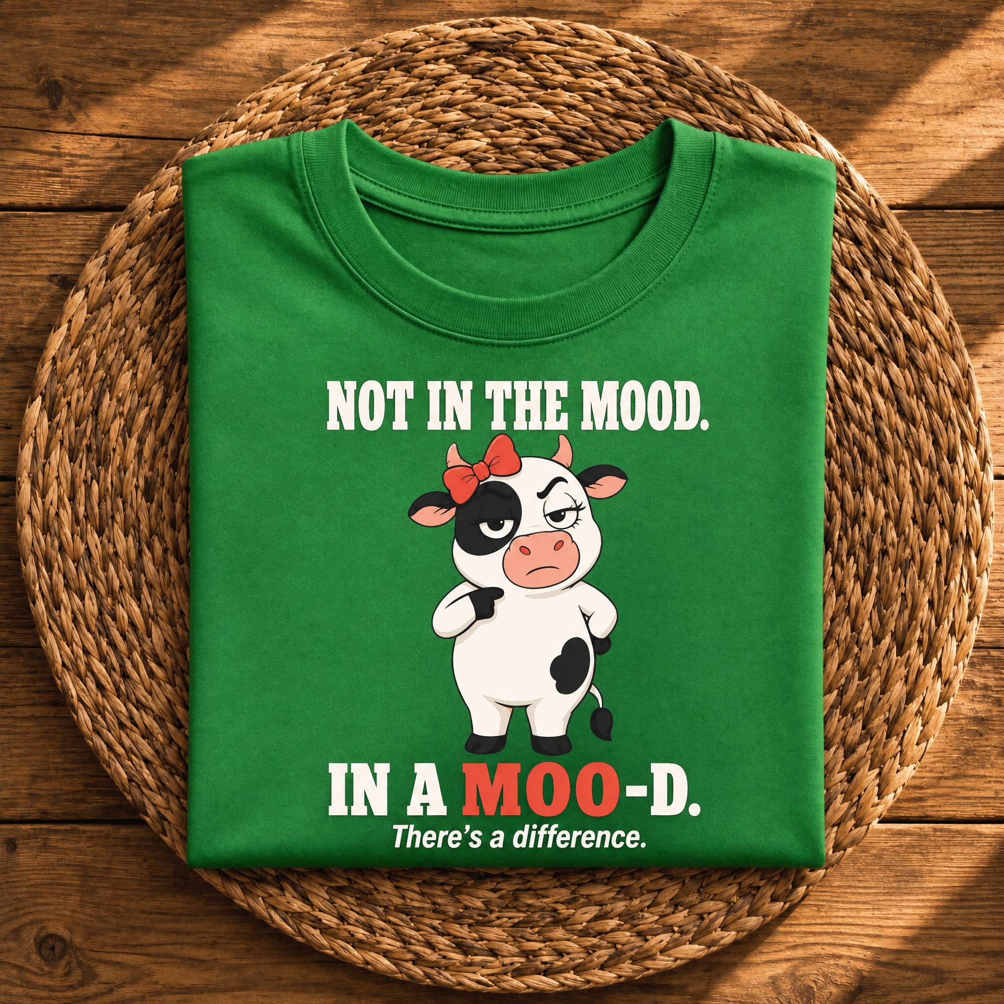 Not in the Mood, I’m in a Moo-d – Funny Cow