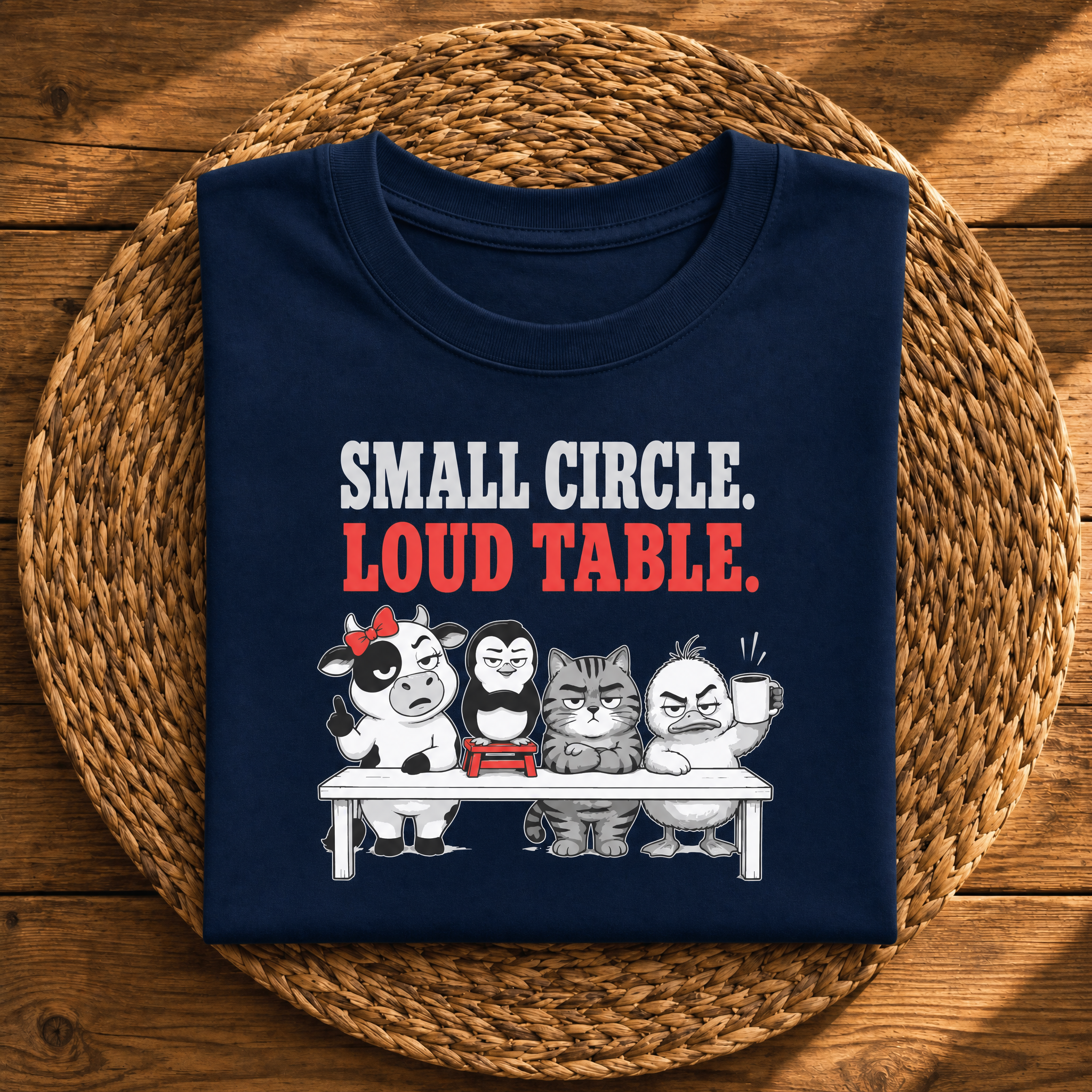 Small Circle, Loud Table – Funny Friendship