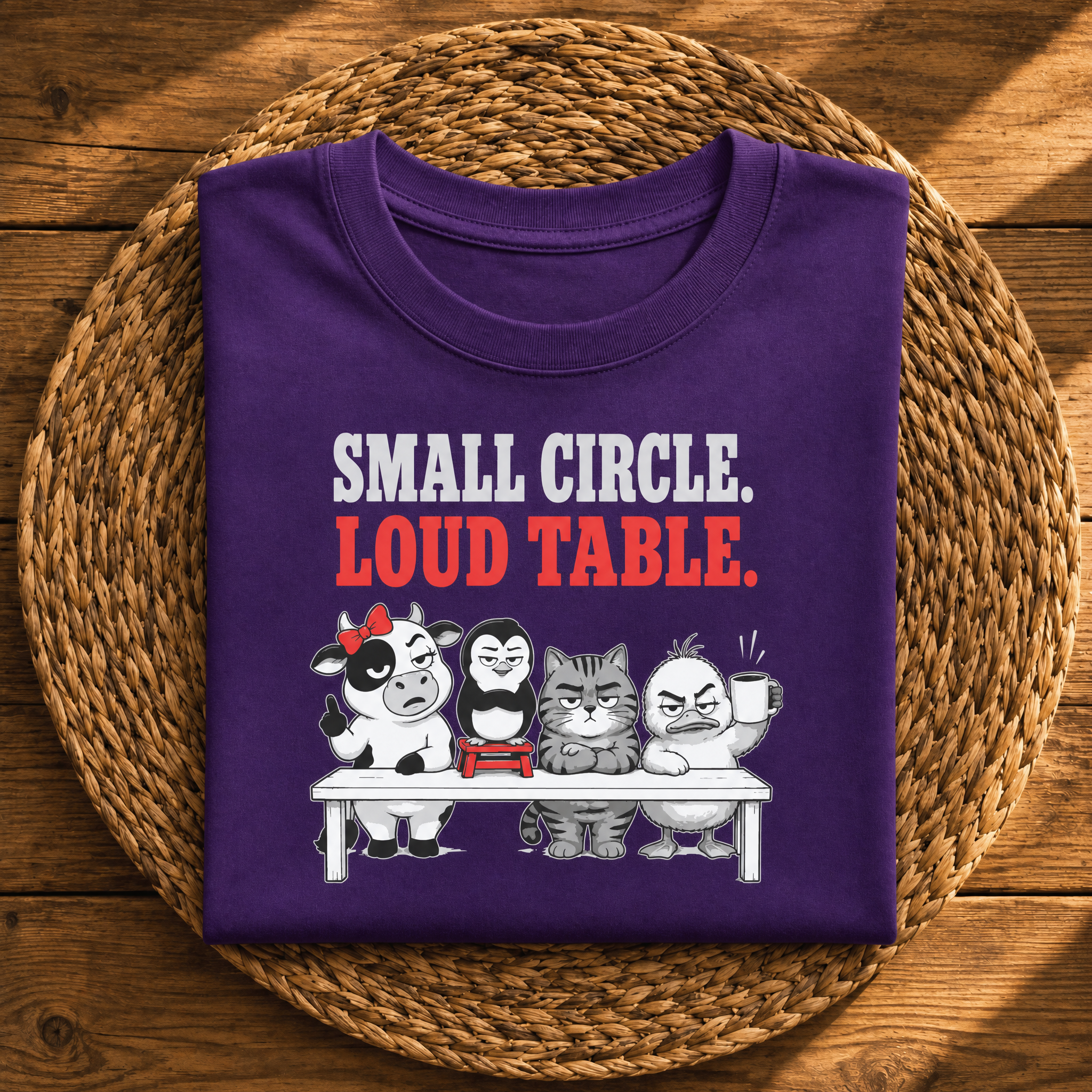 Small Circle, Loud Table – Funny Friendship