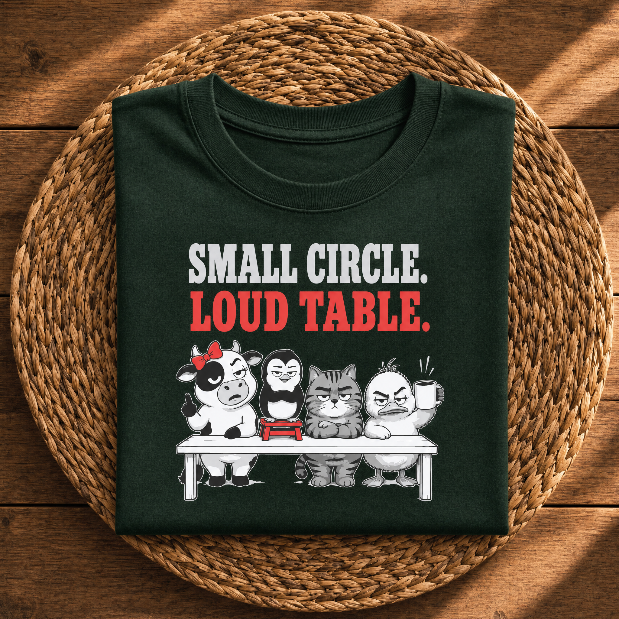 Small Circle, Loud Table – Funny Friendship
