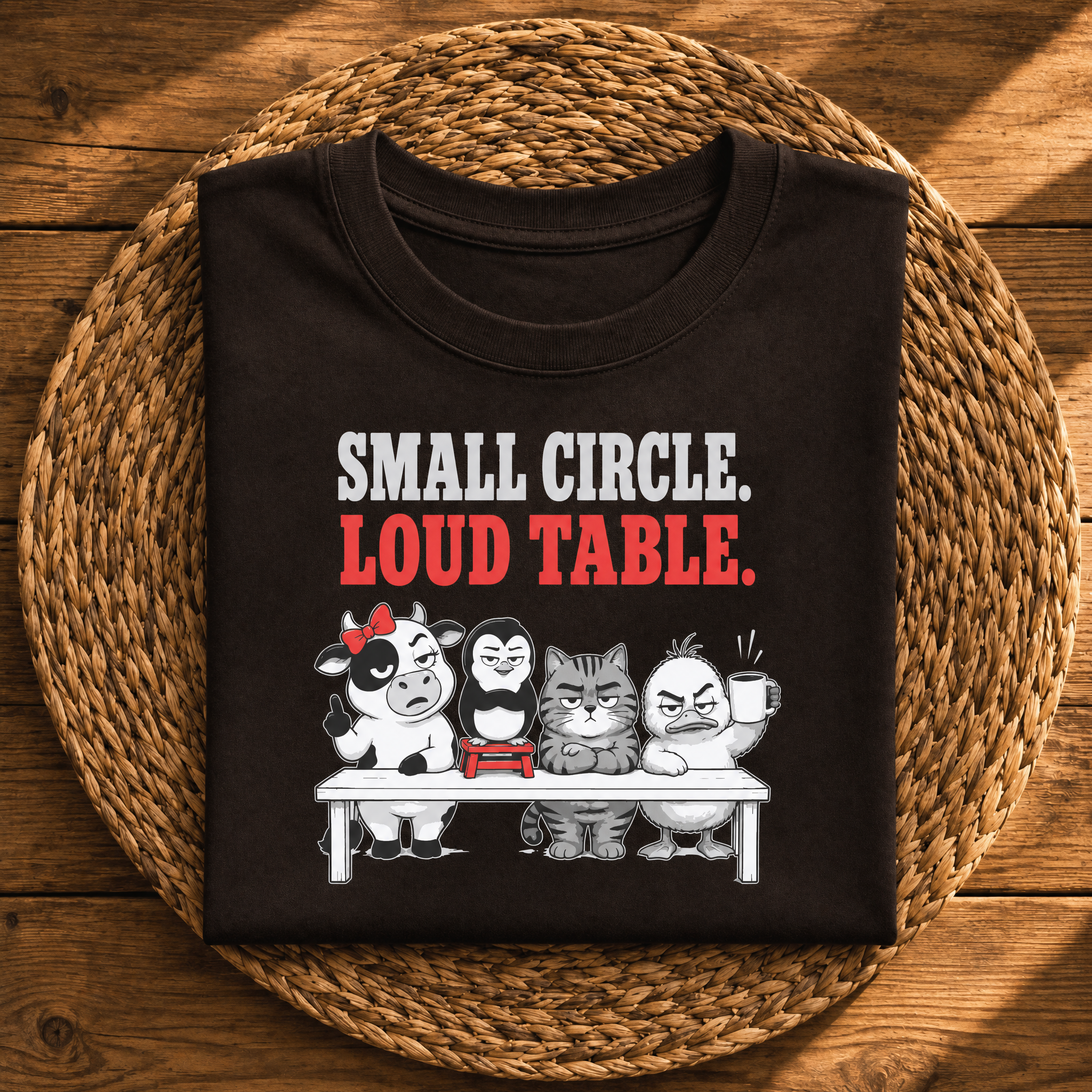 Small Circle, Loud Table – Funny Friendship