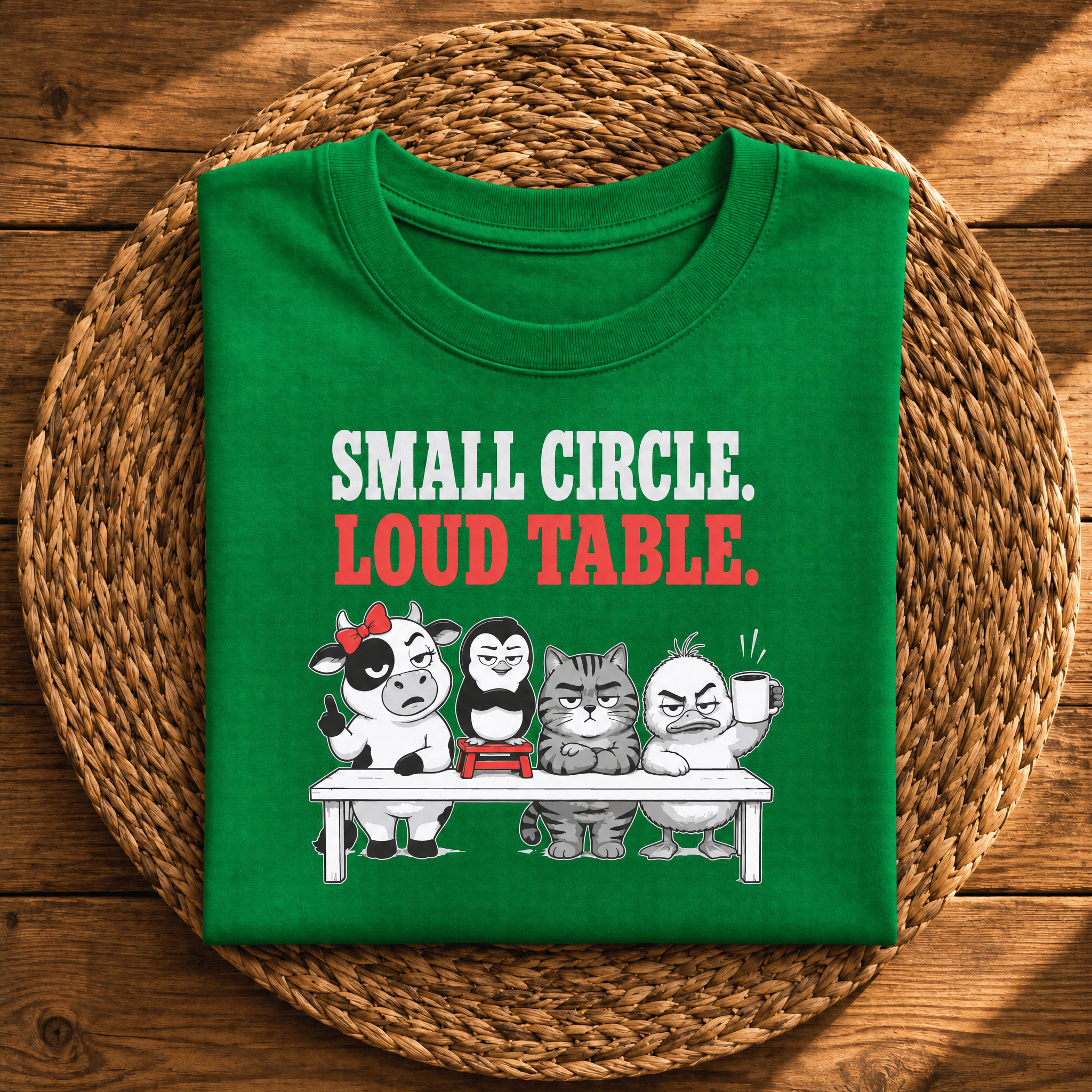 Small Circle, Loud Table – Funny Friendship