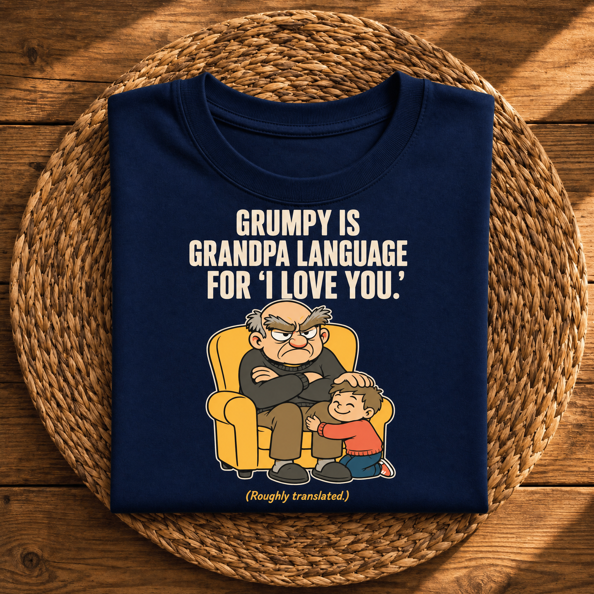 Grumpy Is Grandpa Language for I Love You – Funny Grandpa