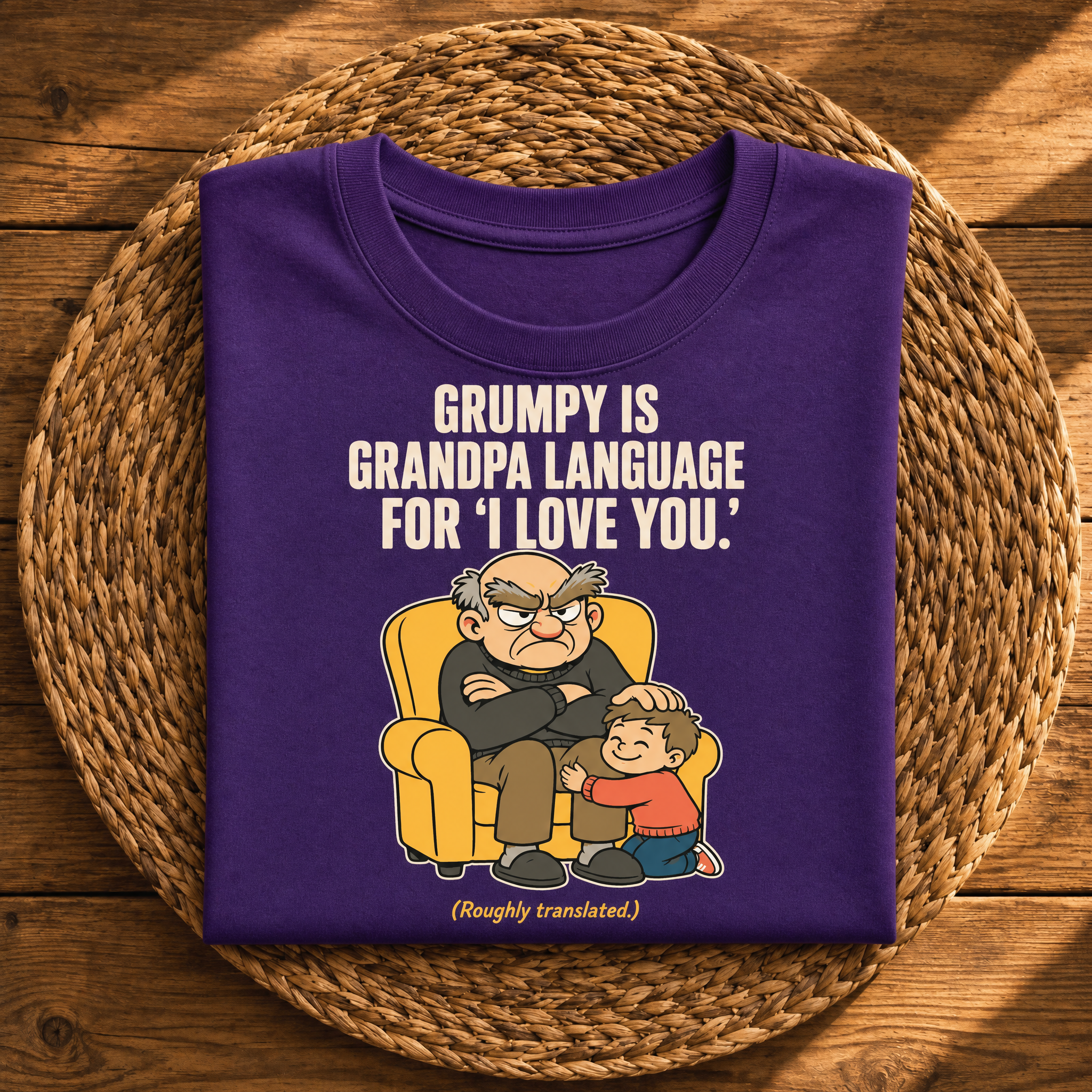Grumpy Is Grandpa Language for I Love You – Funny Grandpa
