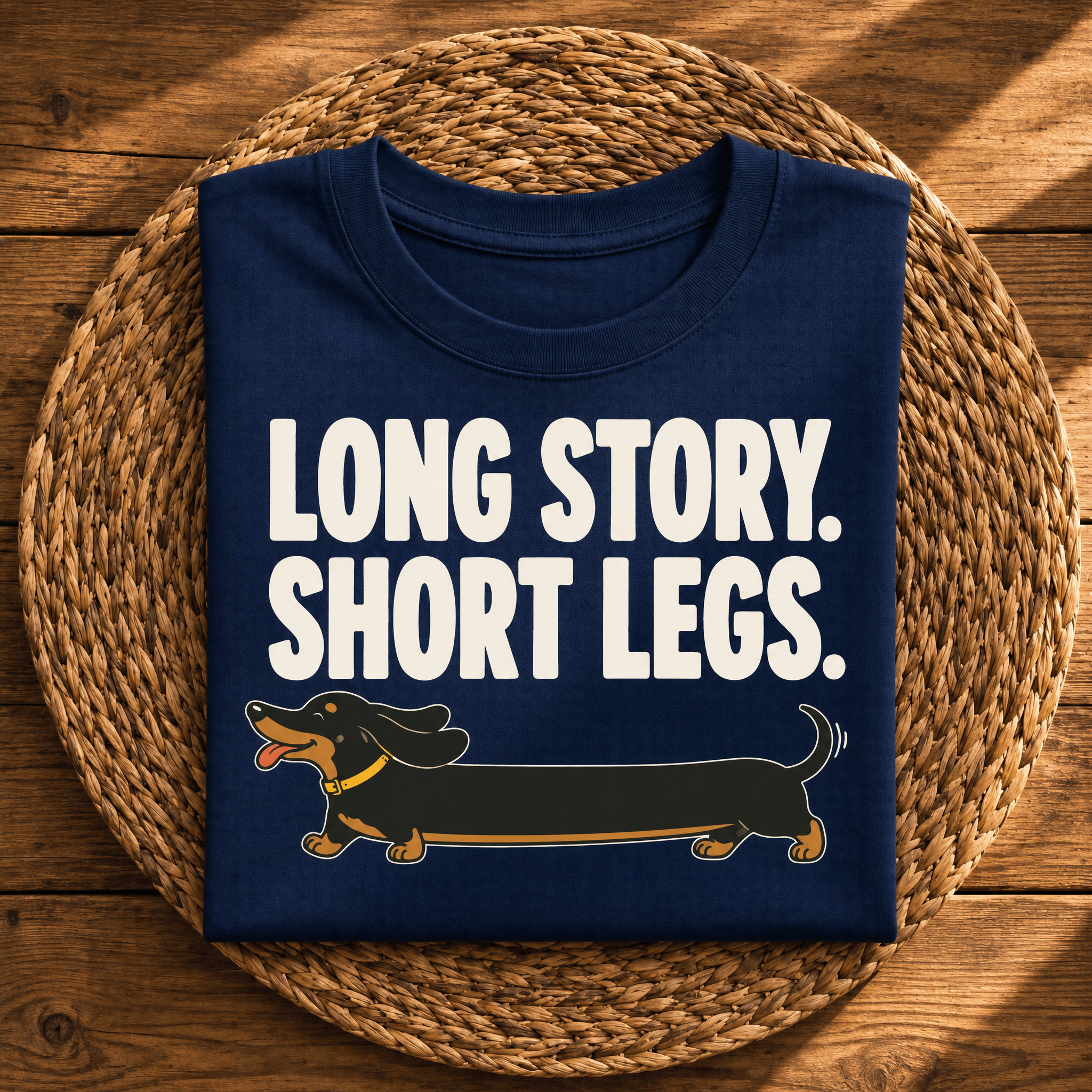 Long Story, Short Legs – Funny Dachshund T-Shirt
