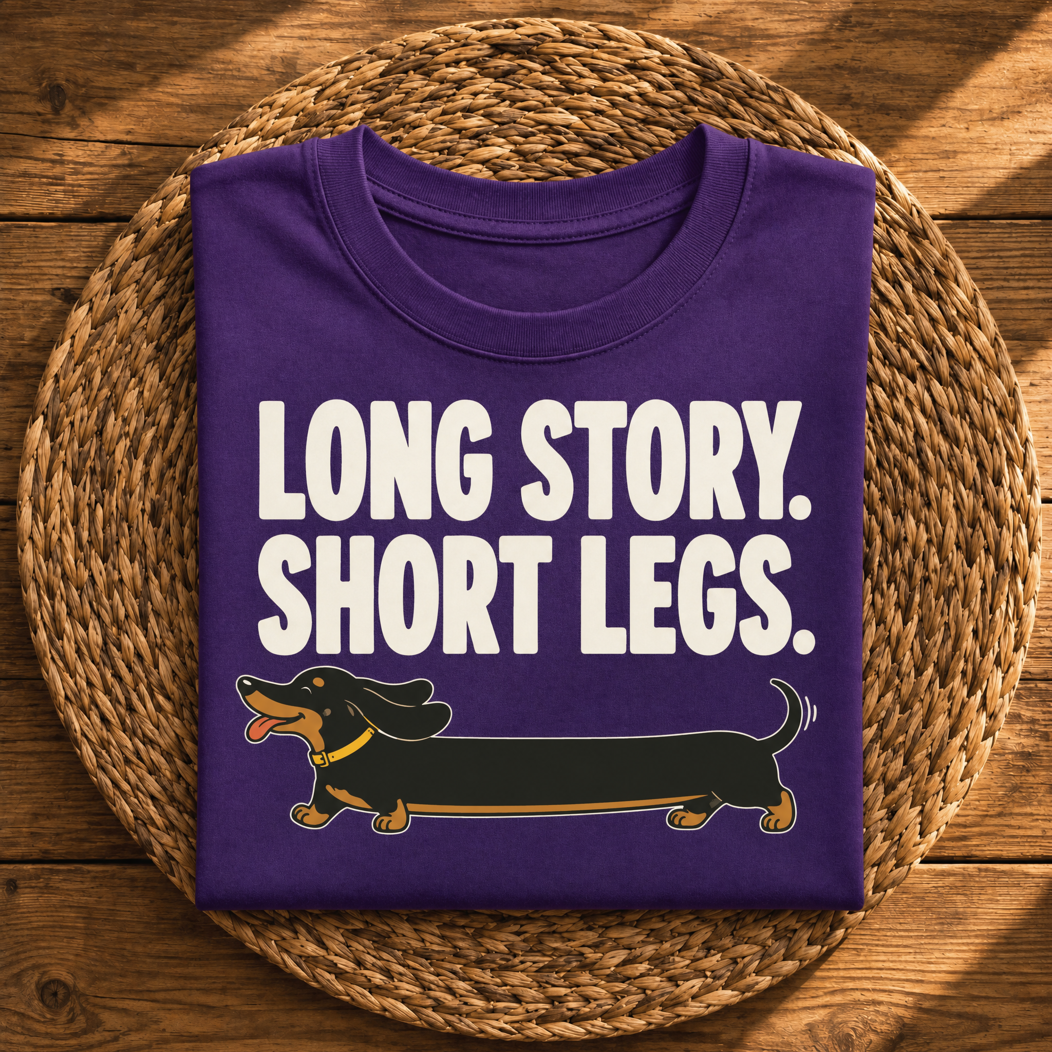 Long Story, Short Legs – Funny Dachshund T-Shirt