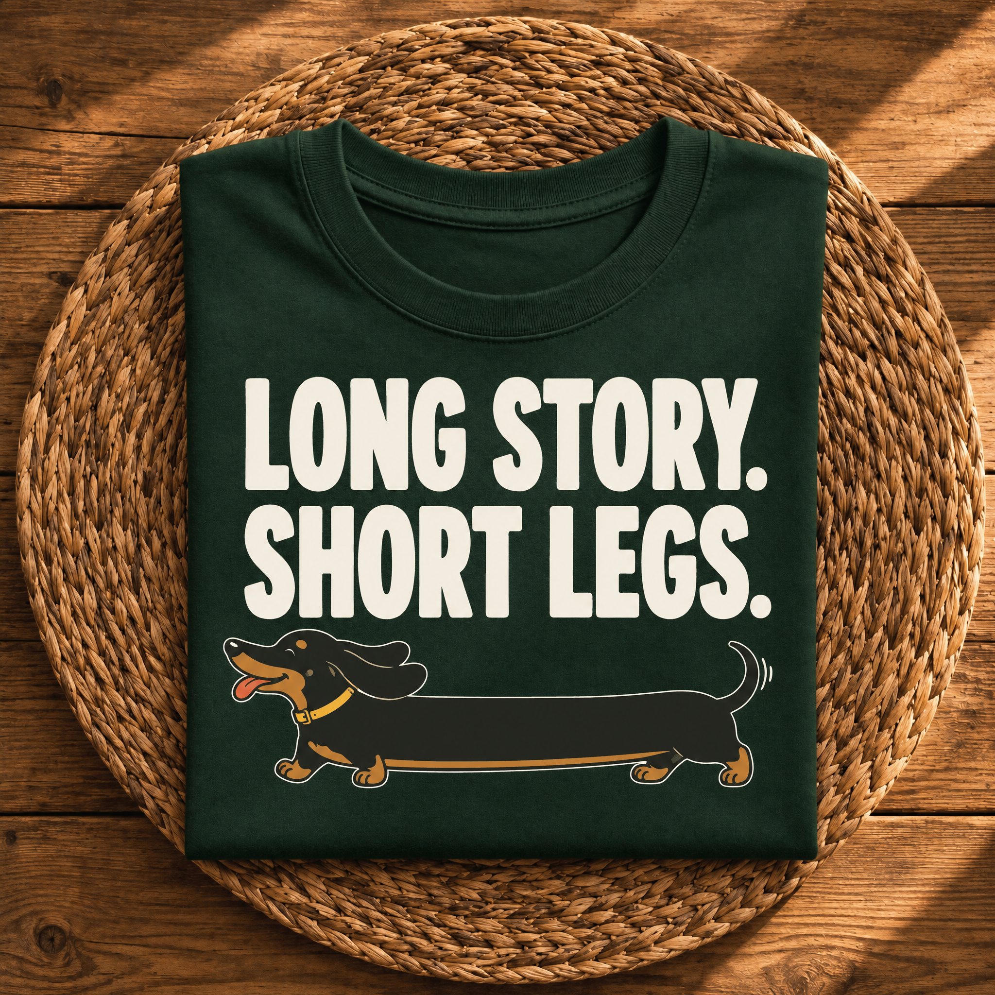 Long Story, Short Legs – Funny Dachshund T-Shirt