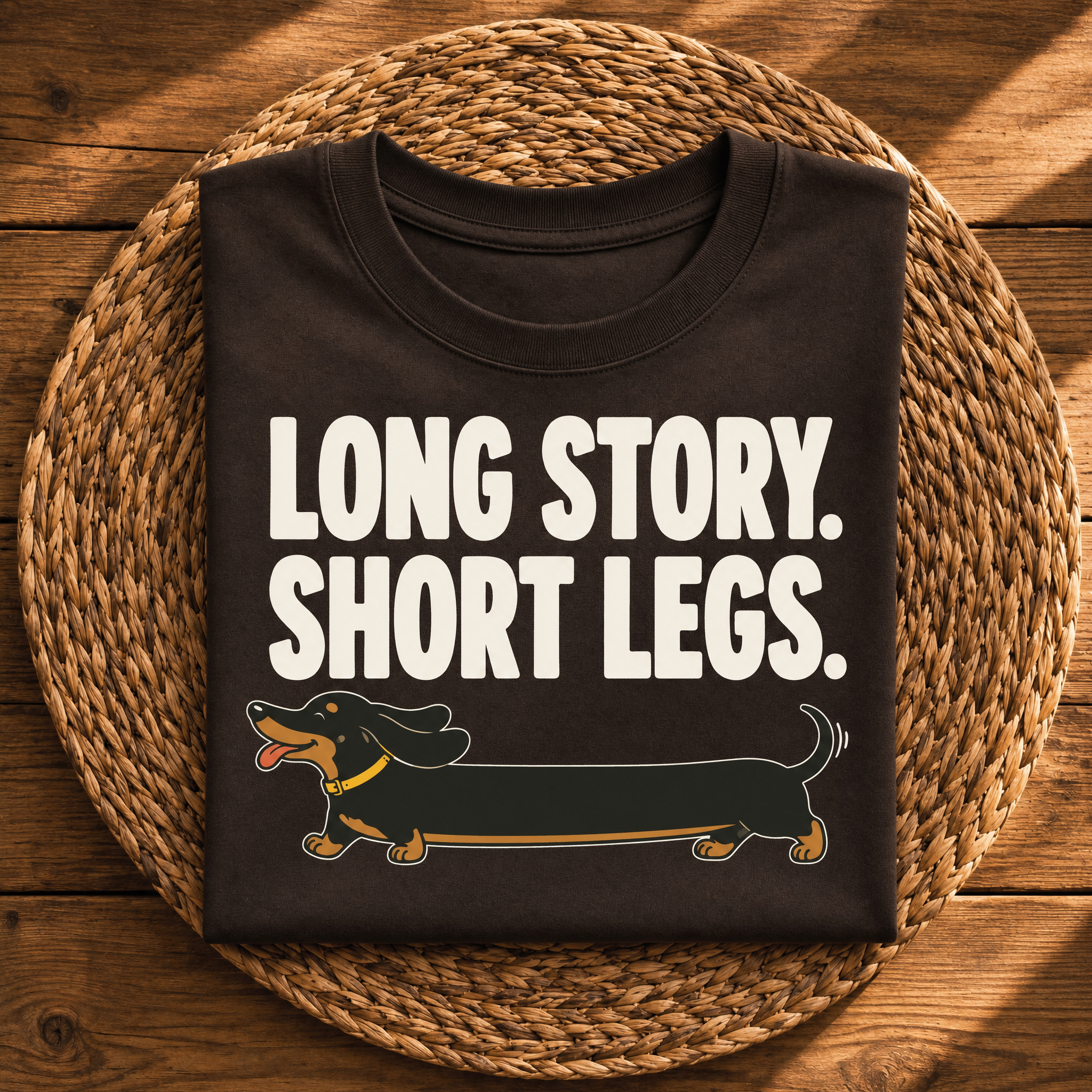 Long Story, Short Legs – Funny Dachshund T-Shirt