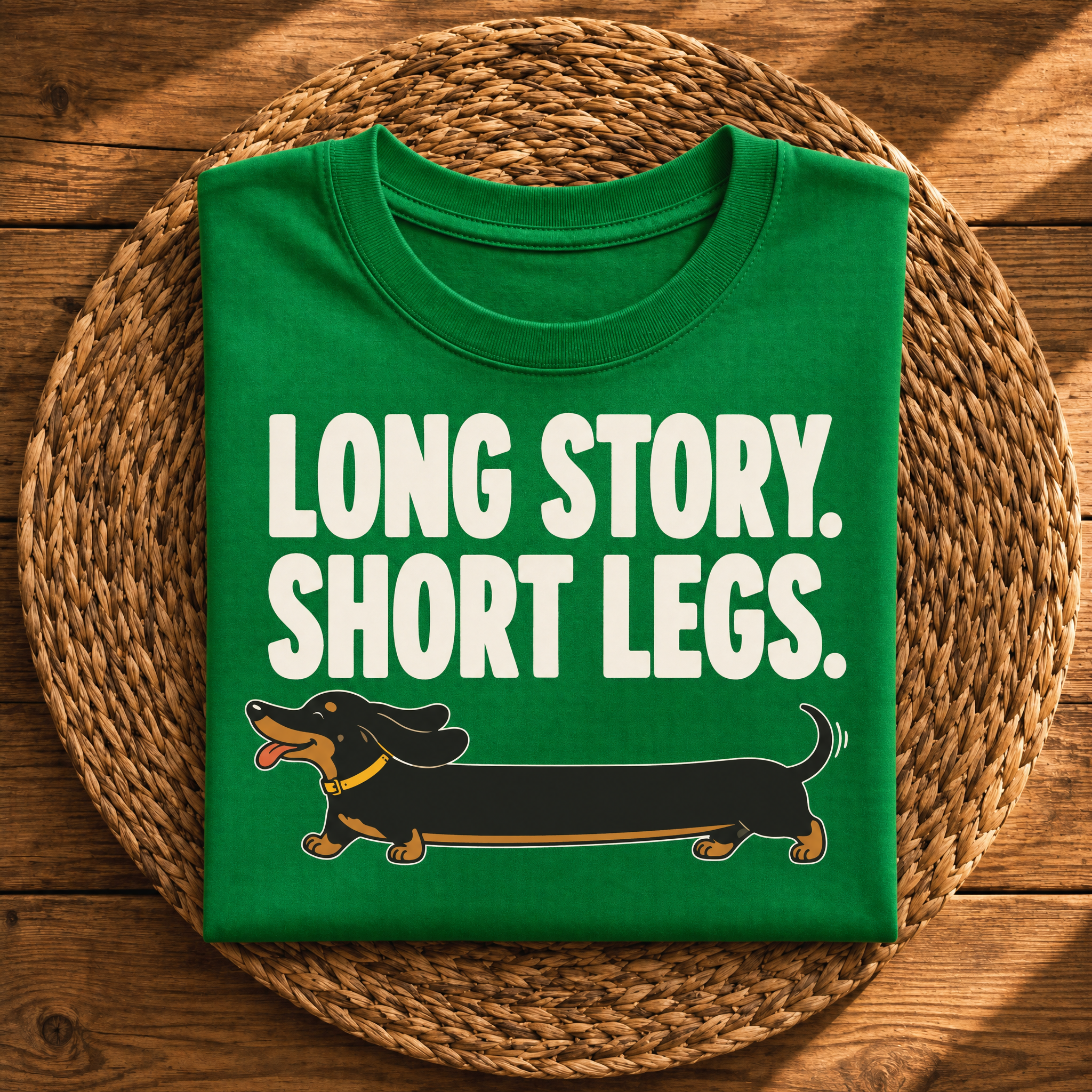 Long Story, Short Legs – Funny Dachshund T-Shirt