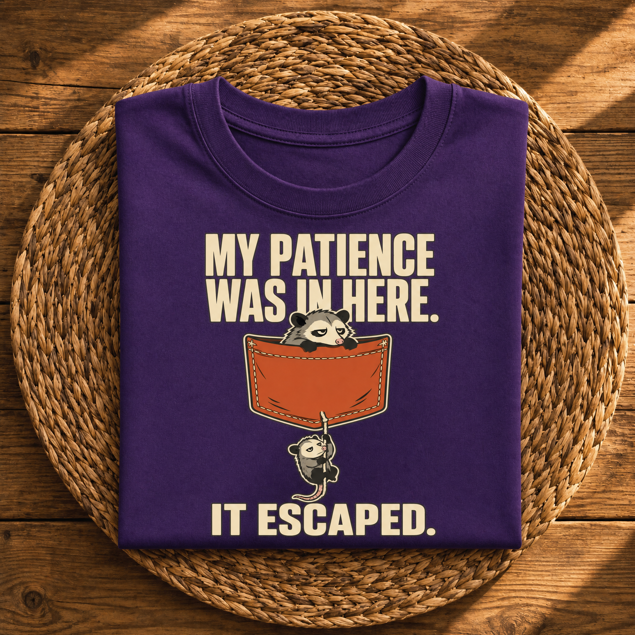 My Patience Escaped – Funny Sarcastic