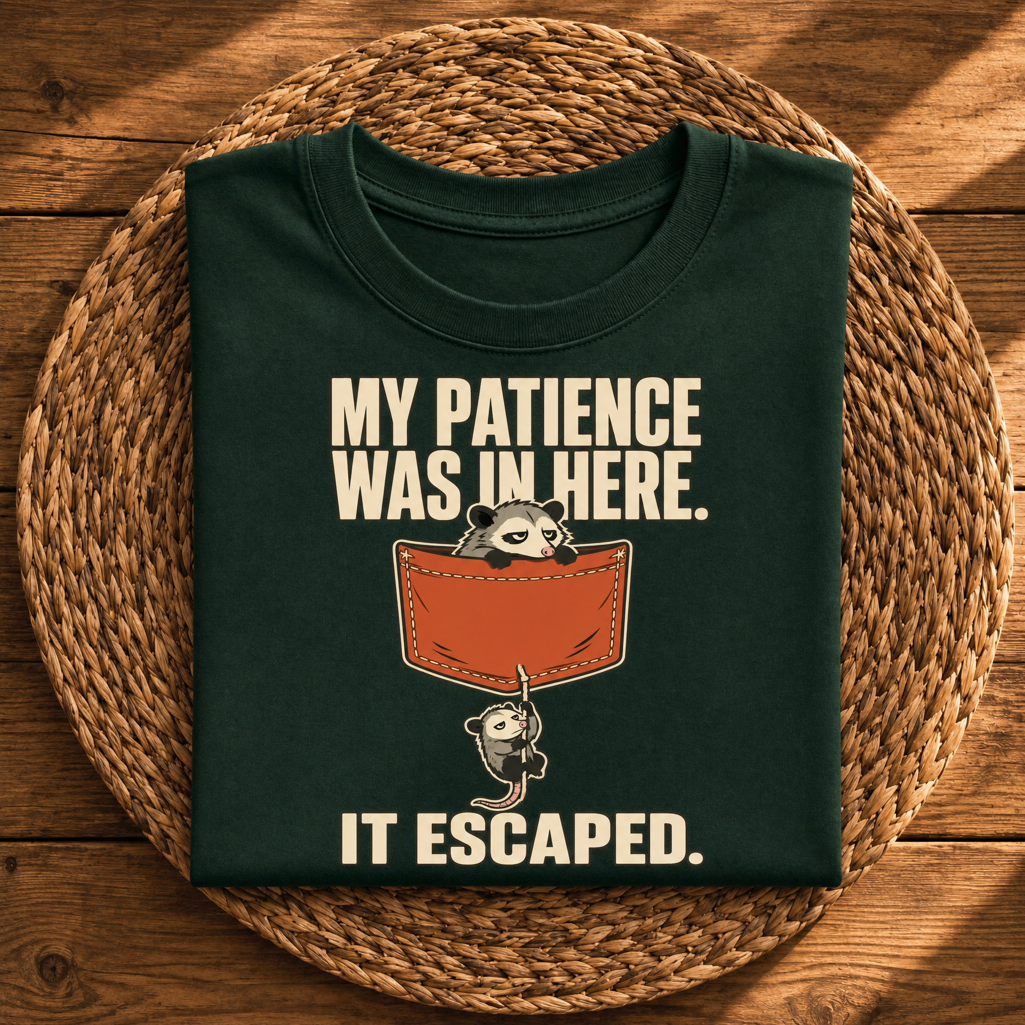 My Patience Escaped – Funny Sarcastic